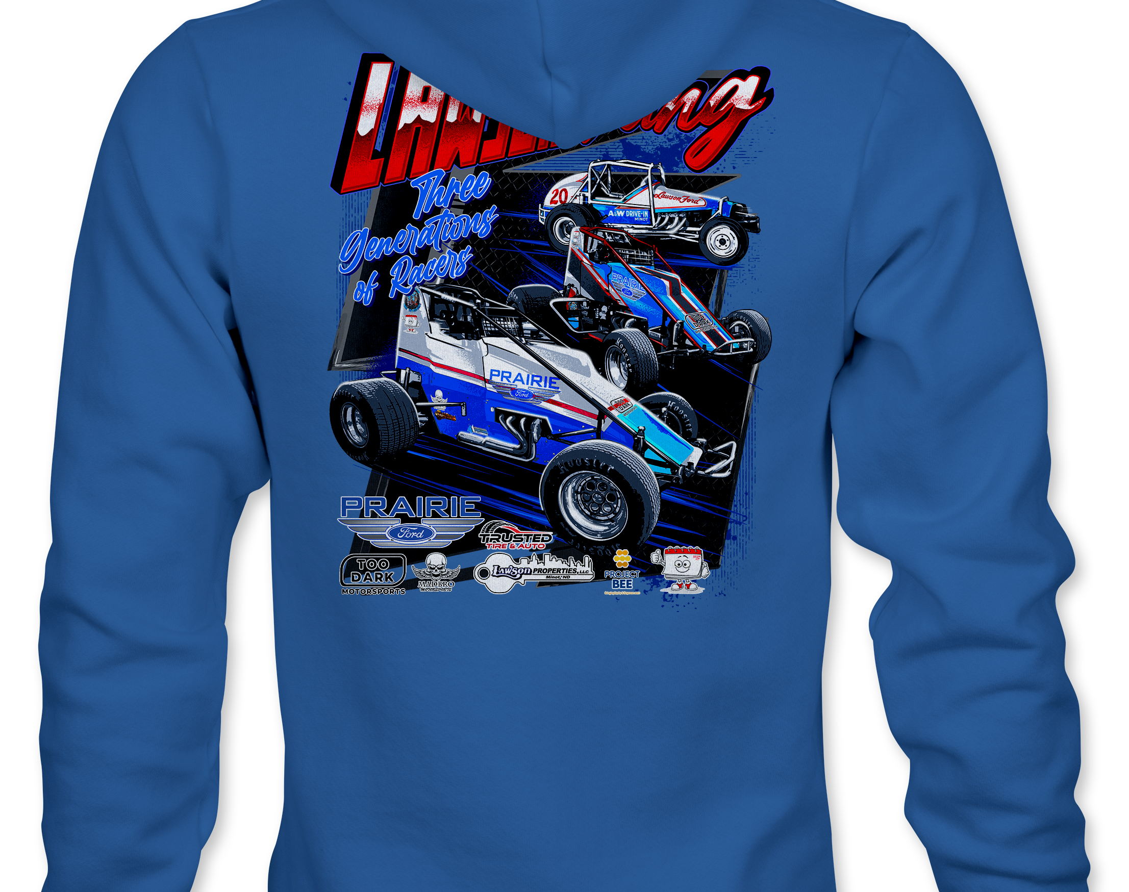 Lawson Racing Hoodies Black Acid Apparel