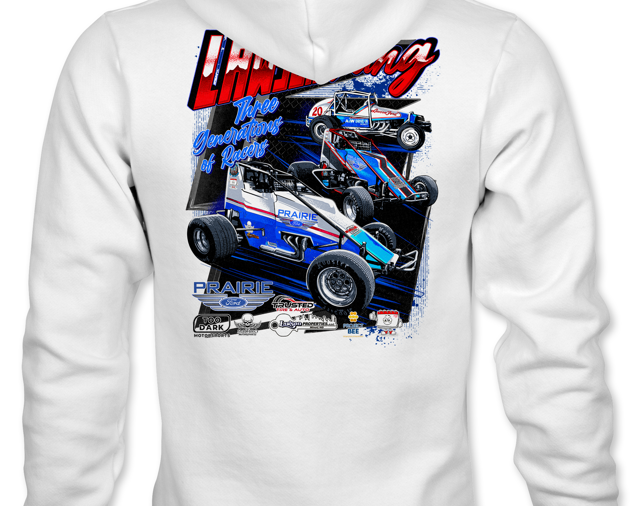 Lawson Racing Hoodies Black Acid Apparel