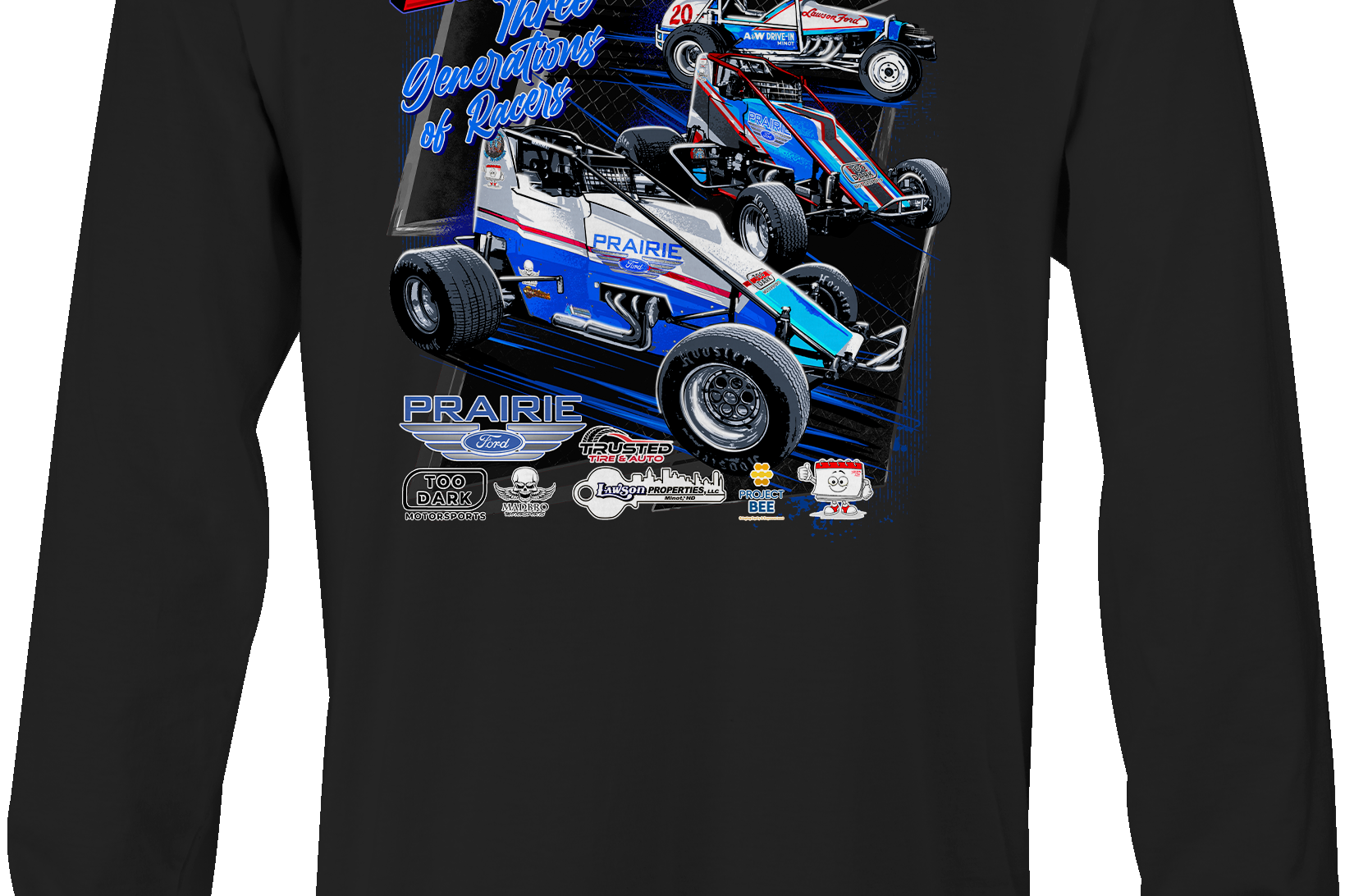 Lawson Racing Long Sleeves Black Acid Apparel