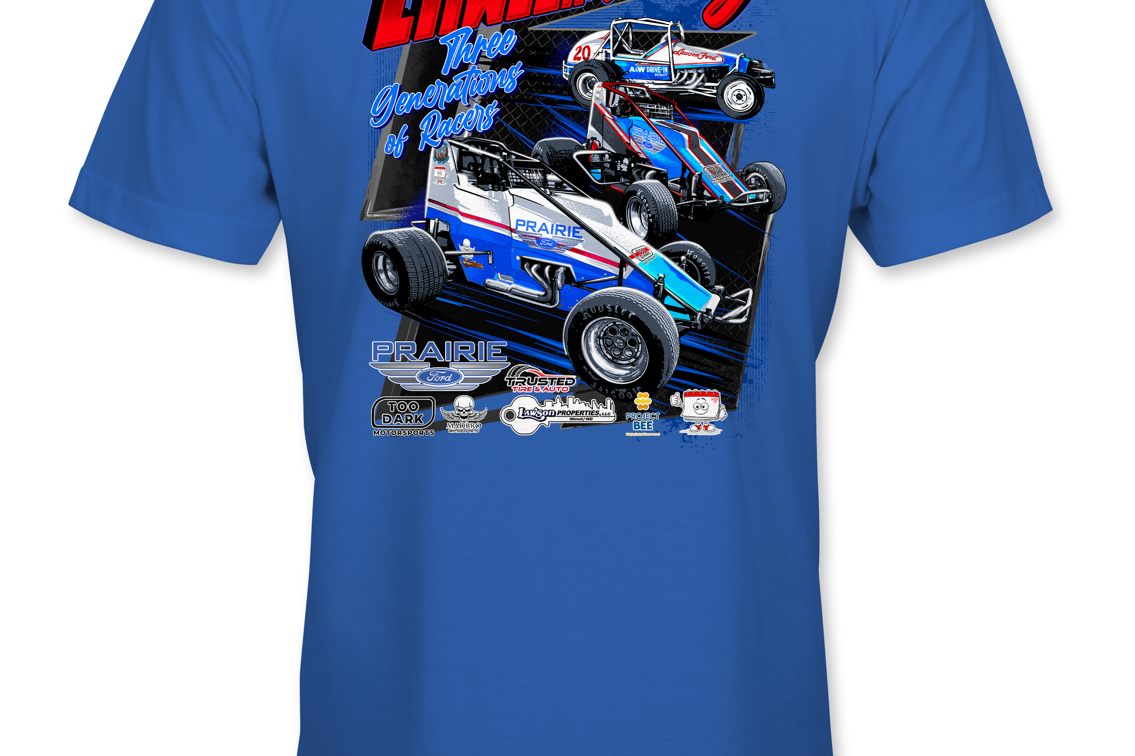Lawson Racing T-Shirts Black Acid Apparel