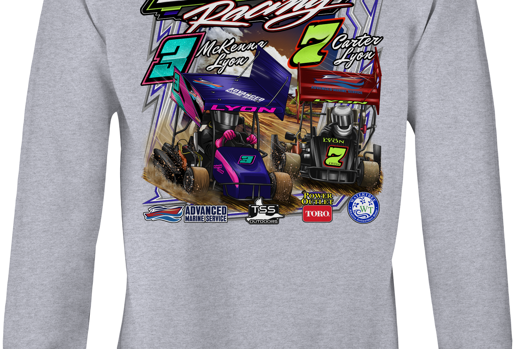 Team Lyon Racing 2025 Crewneck Sweatshirts