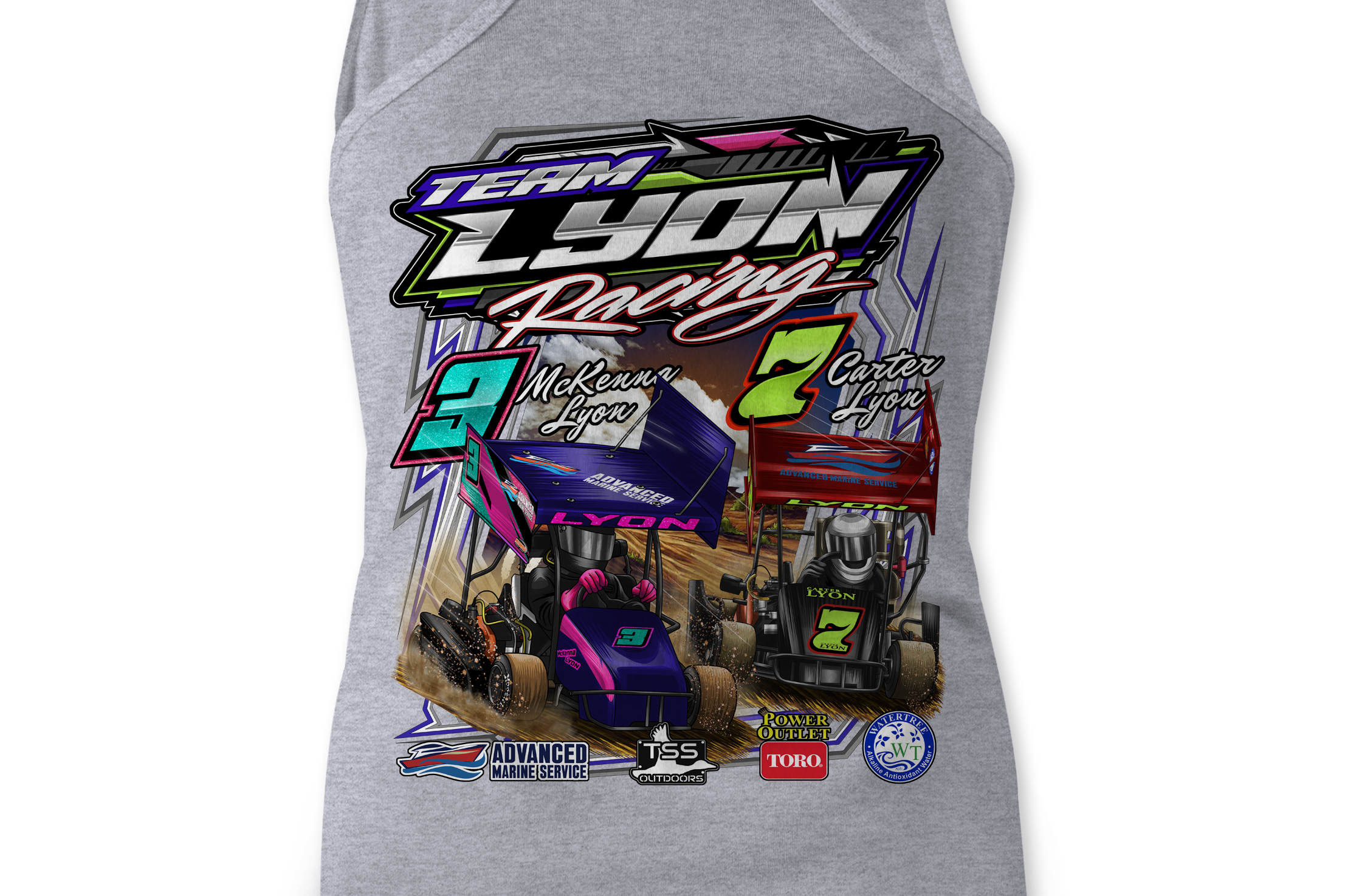 Team Lyon Racing 2025 Tank Tops