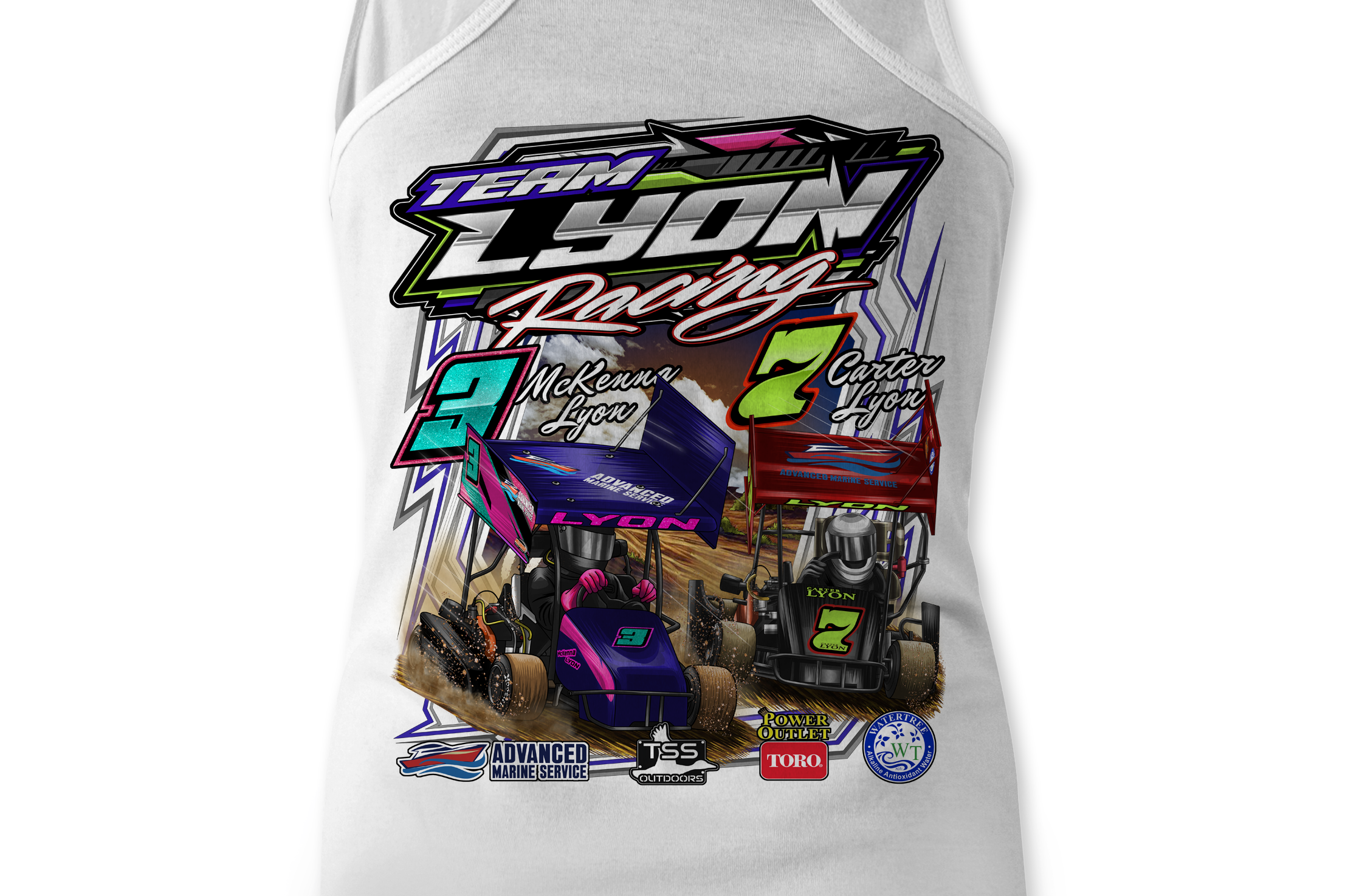 Team Lyon Racing 2025 Tank Tops