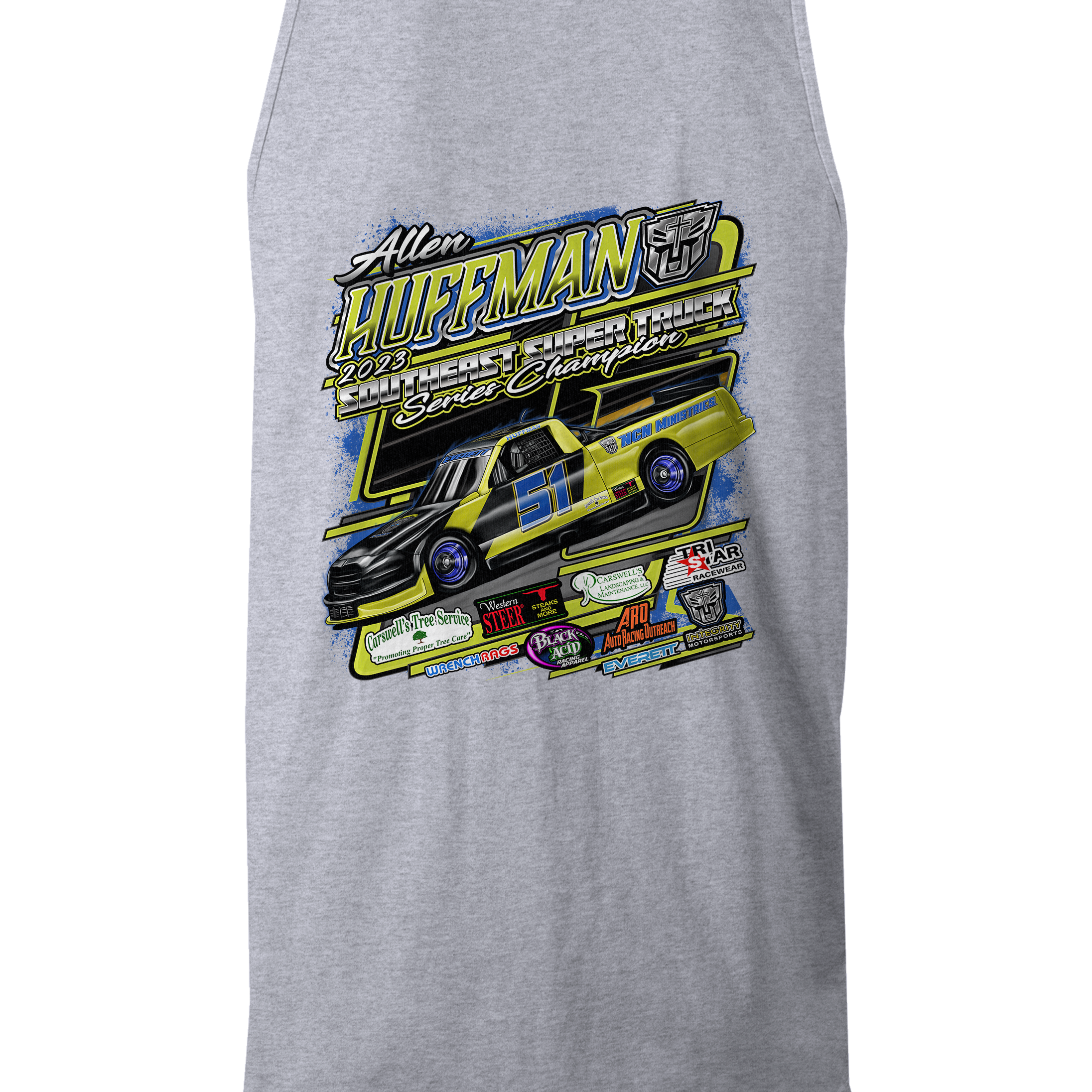 Allen Huffman 2023 Tank Tops Black Acid Apparel