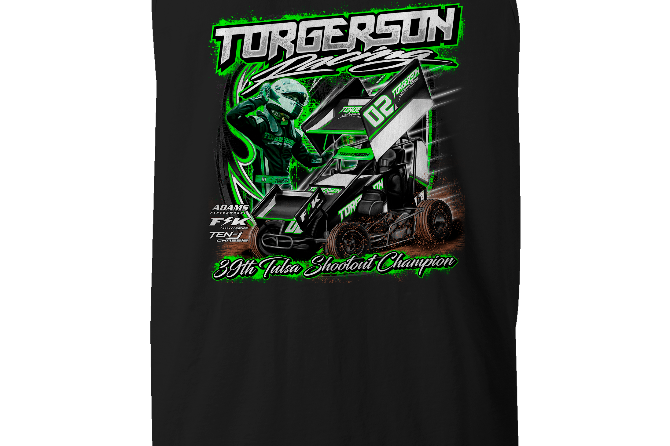 Ashton Torgerson Tulsa Shootout 2024 Tank Tops Black Acid Apparel