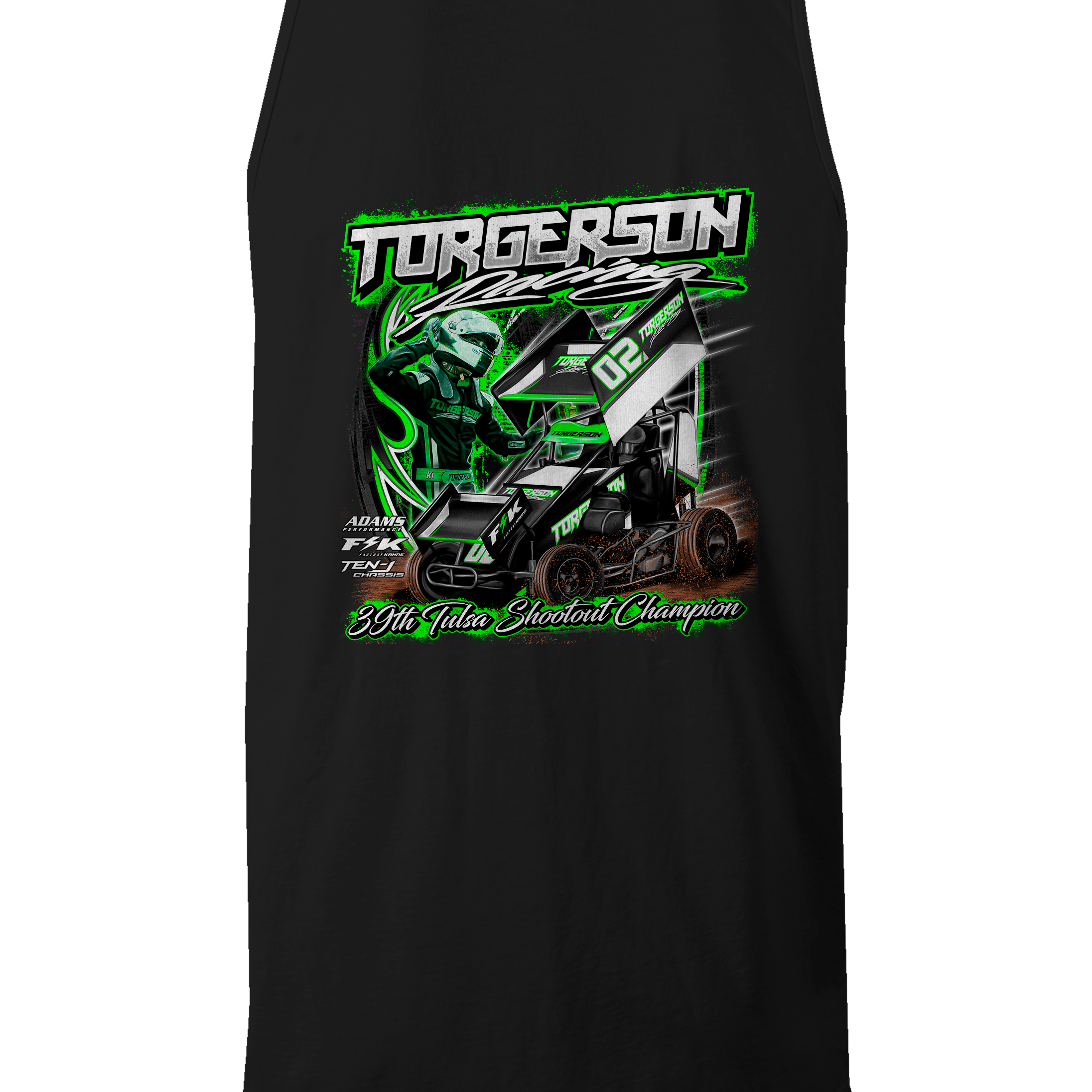 Ashton Torgerson Tulsa Shootout 2024 Tank Tops Black Acid Apparel