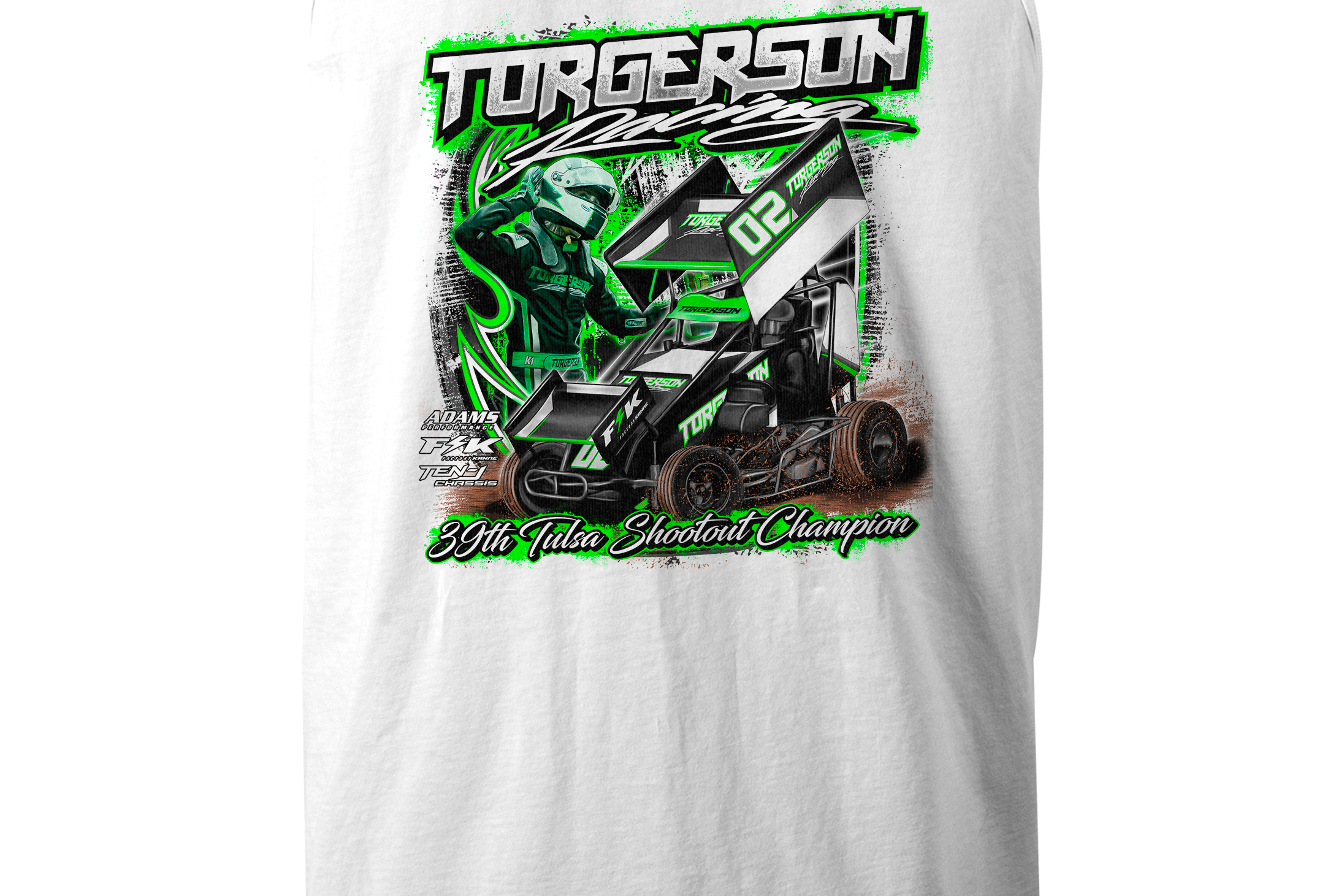Ashton Torgerson Tulsa Shootout 2024 Tank Tops Black Acid Apparel
