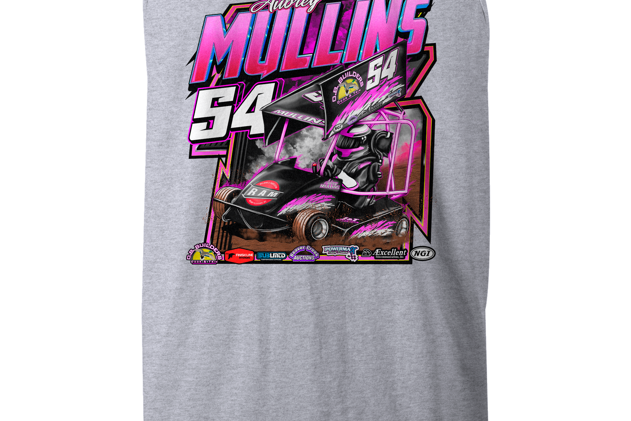 Aubrey Mullins Tank Tops Black Acid Apparel