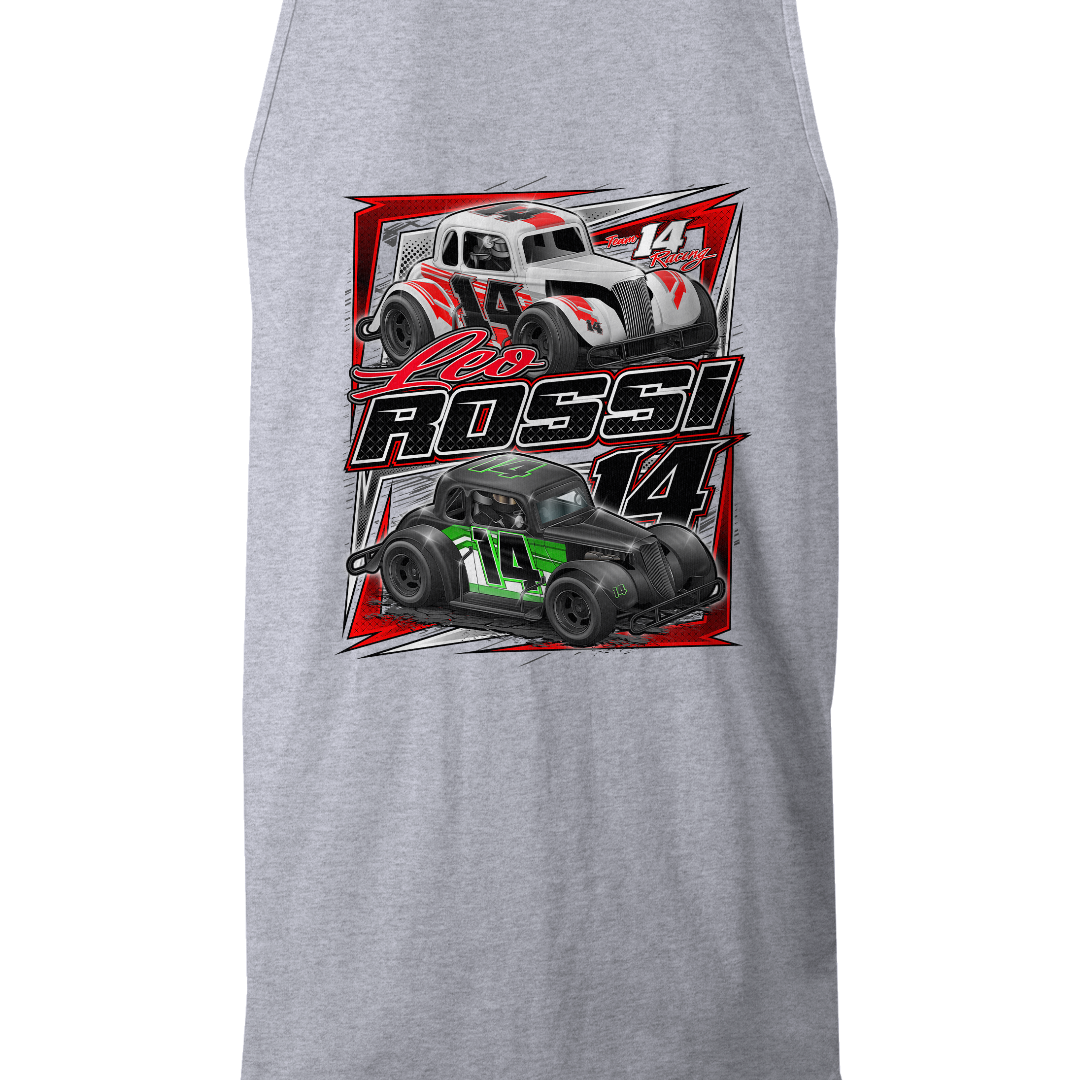 Leo Rossi Tank Tops Black Acid Apparel