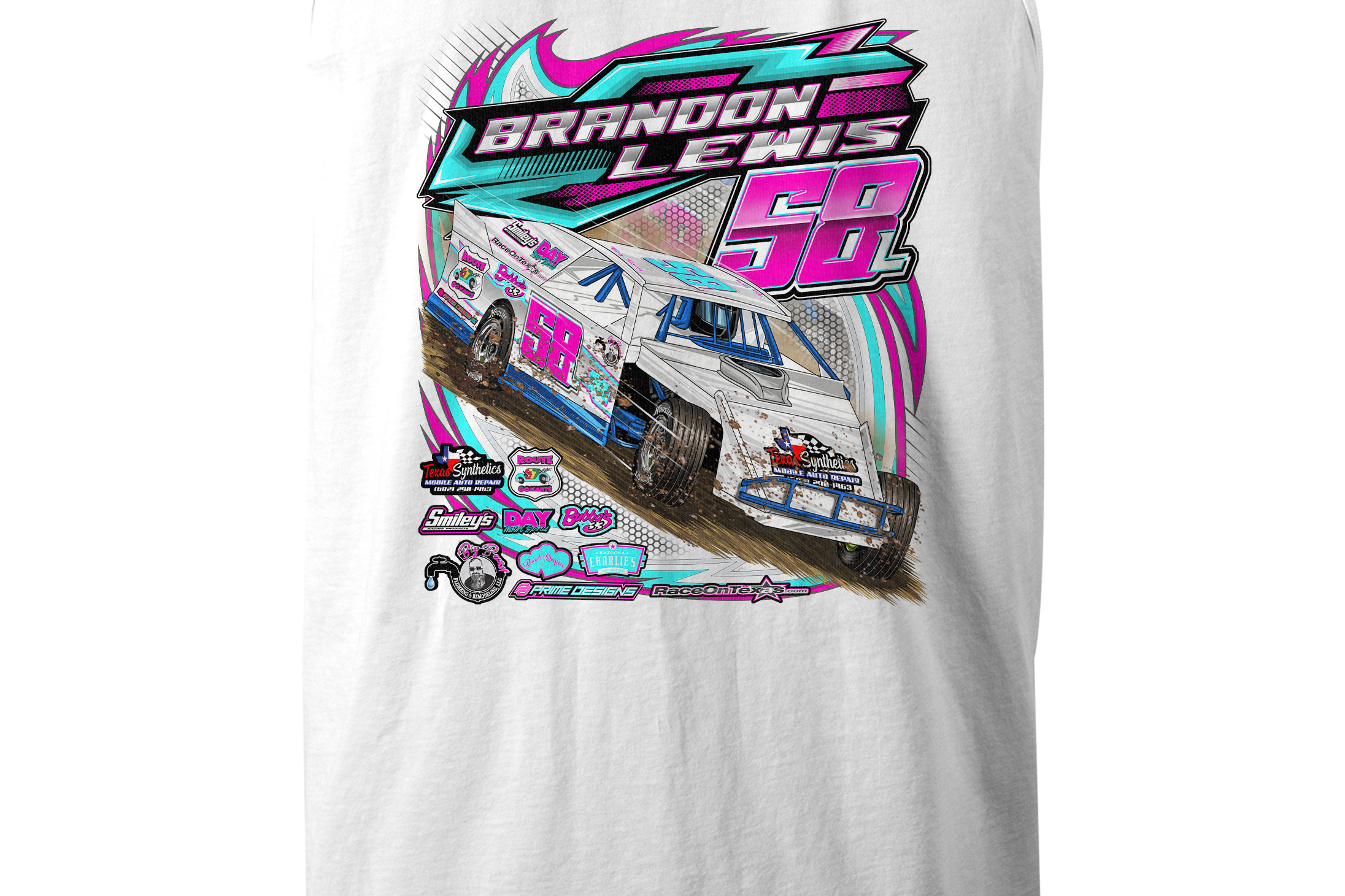 Brandon Lewis 2023 Tank Tops Black Acid Apparel