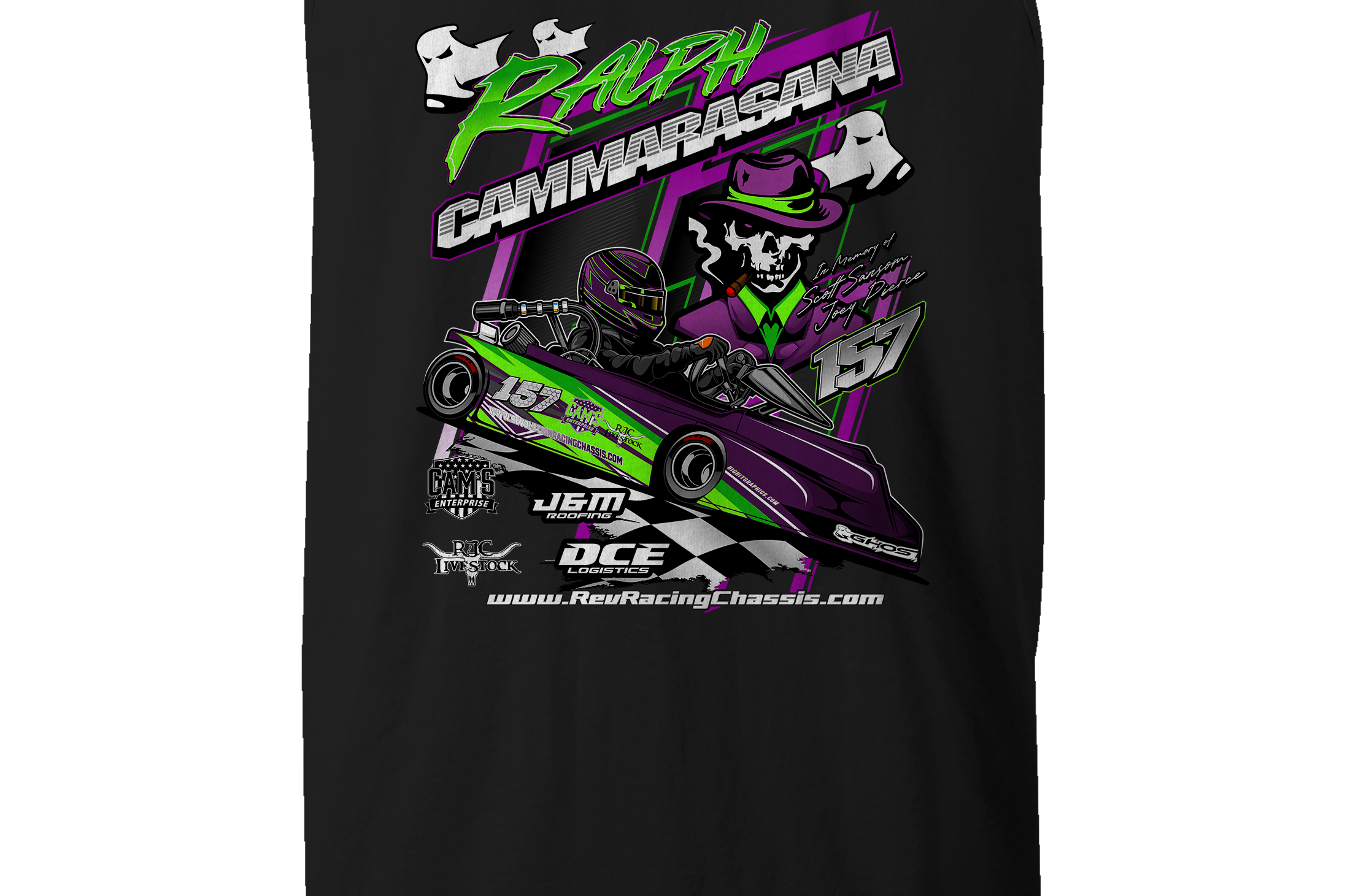 Ralph Cammarasana Tank Tops Black Acid Apparel