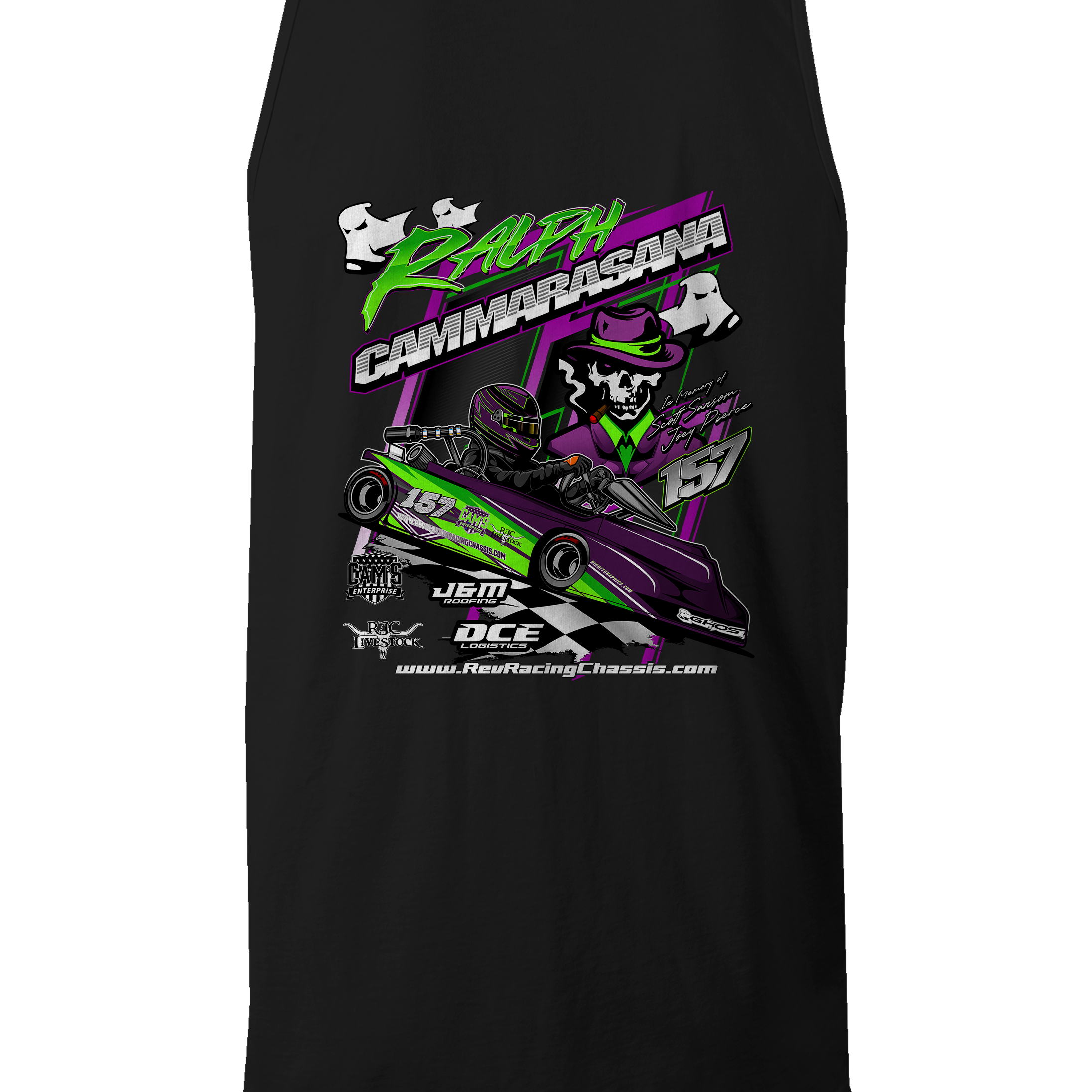 Ralph Cammarasana Tank Tops Black Acid Apparel