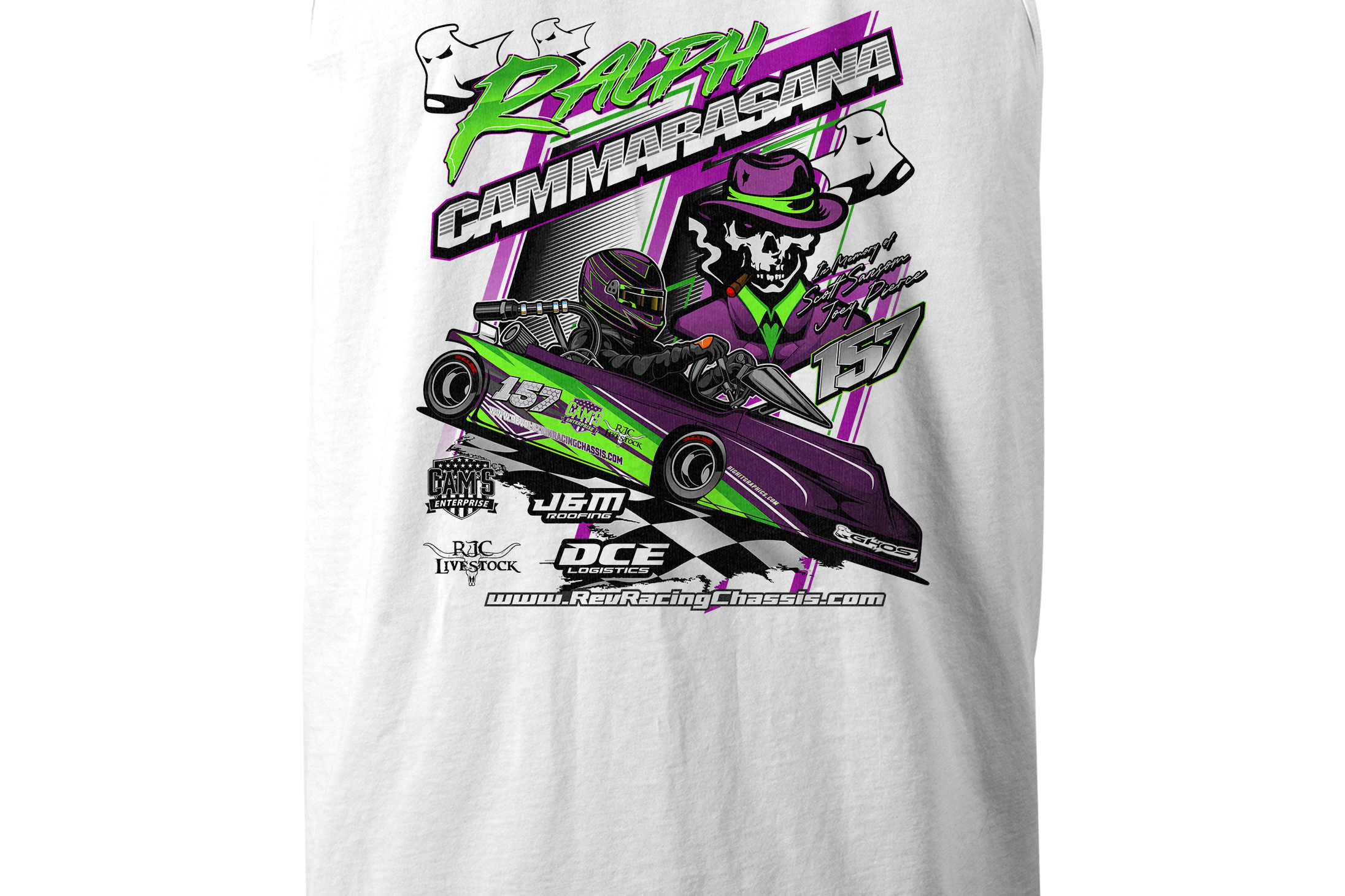 Ralph Cammarasana Tank Tops Black Acid Apparel
