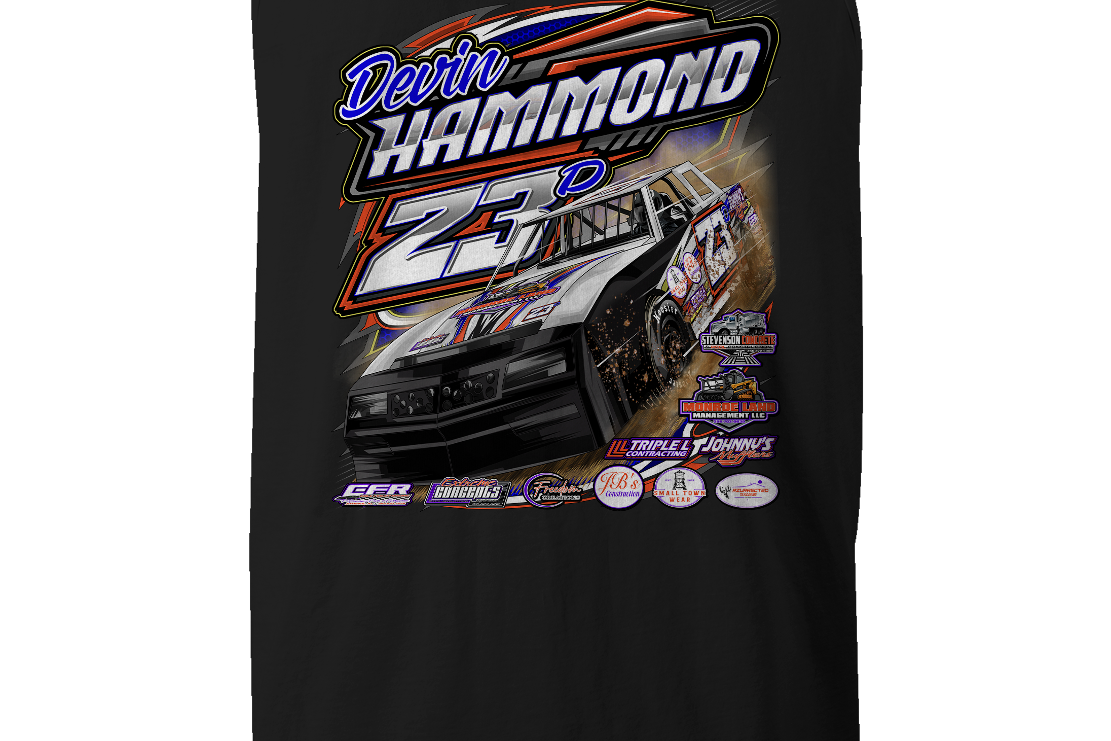 Devin Hammond Tank Tops Black Acid Apparel