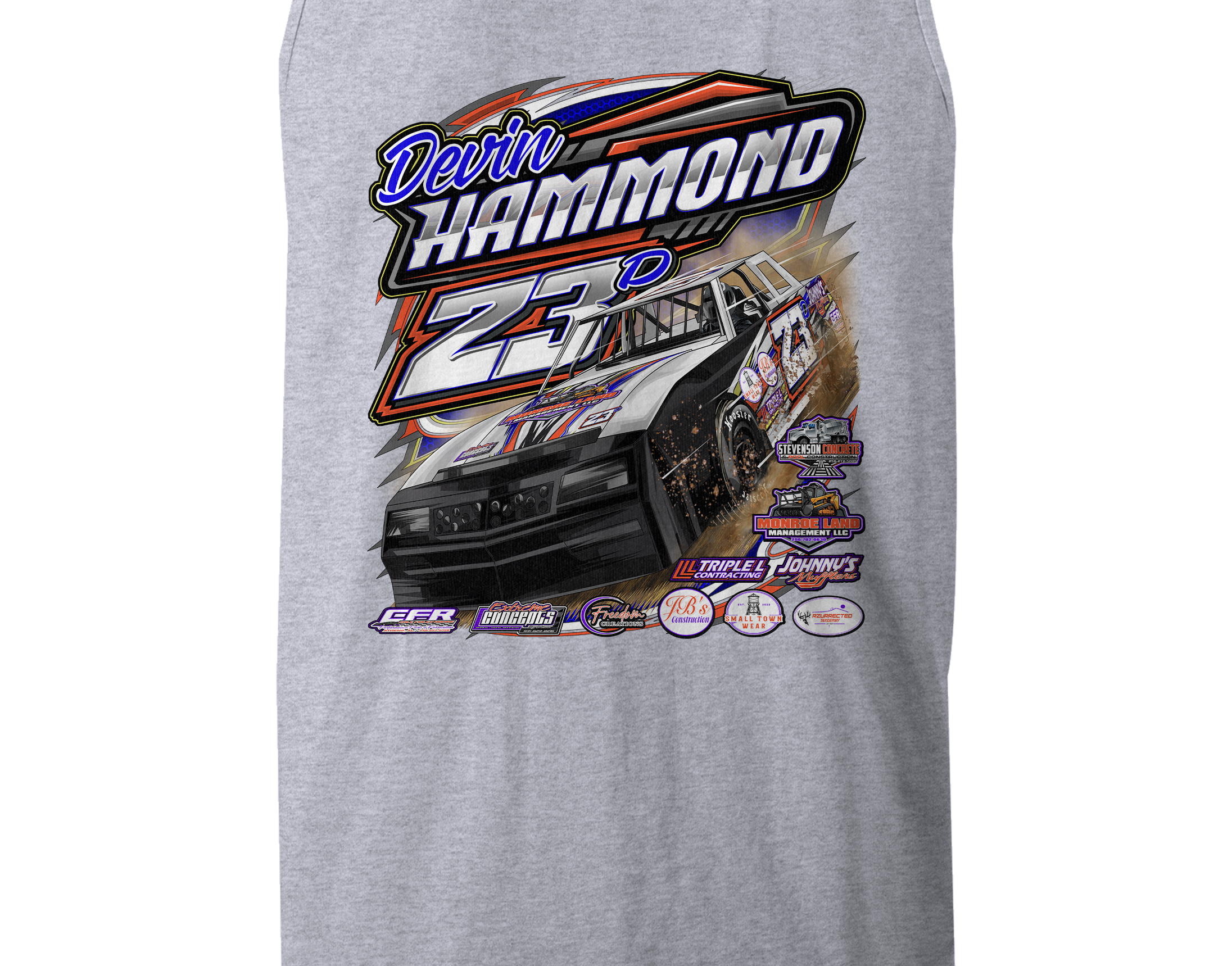 Devin Hammond Tank Tops Black Acid Apparel