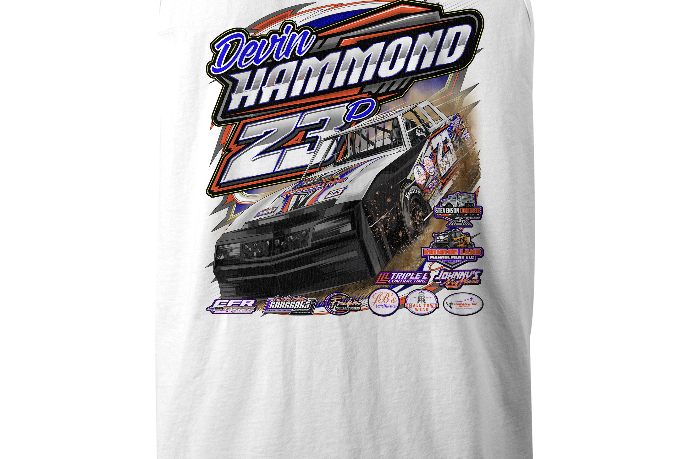 Devin Hammond Tank Tops Black Acid Apparel