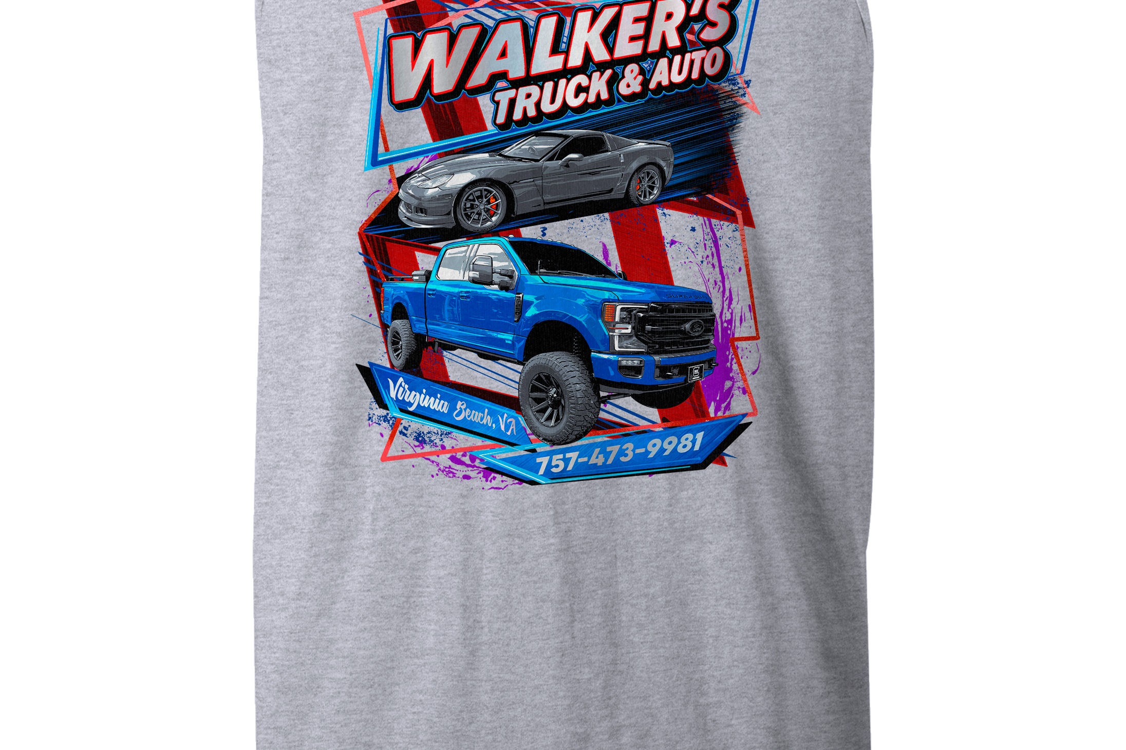 David Walker Tank Tops Black Acid Apparel