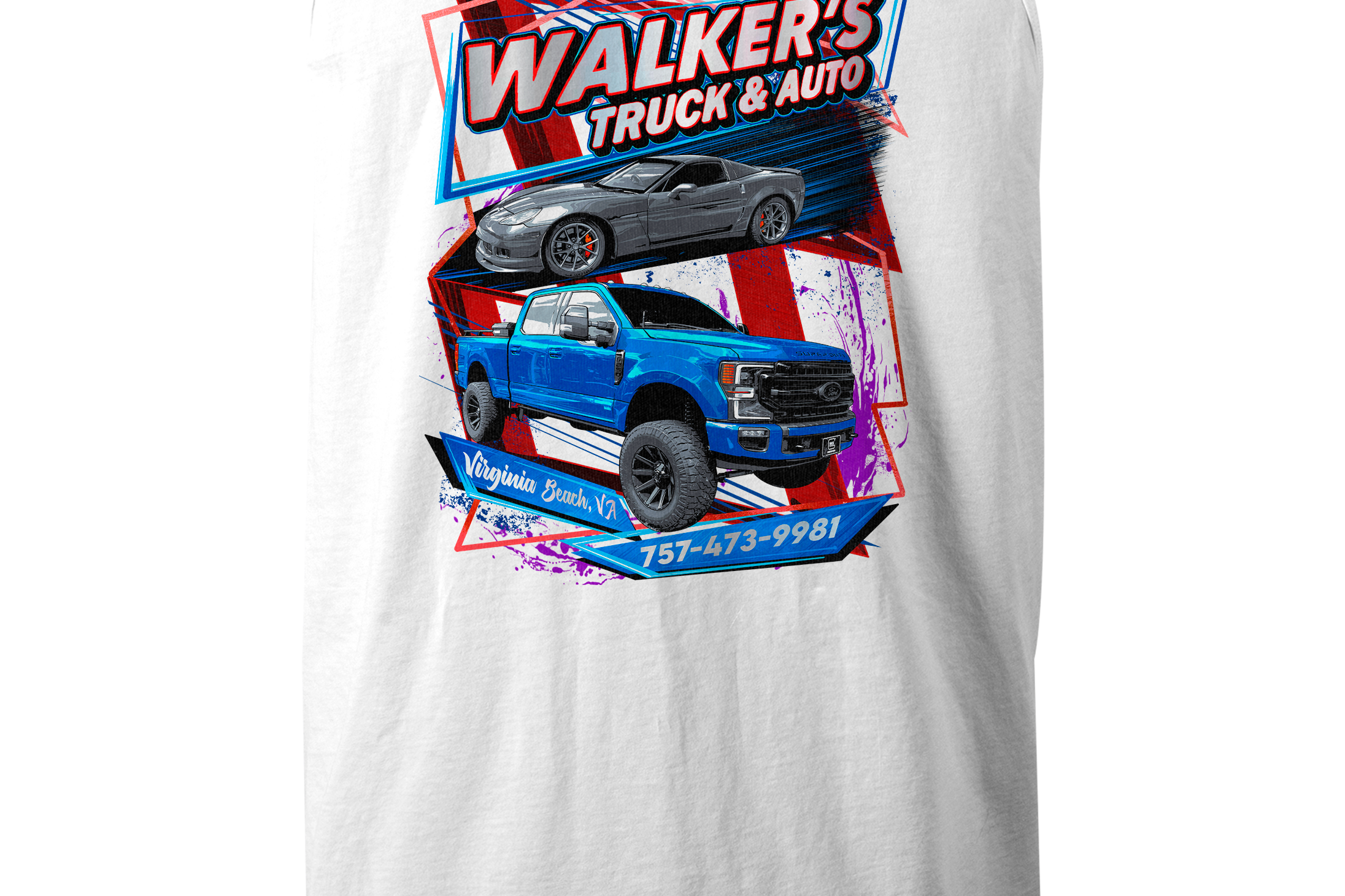 David Walker Tank Tops Black Acid Apparel