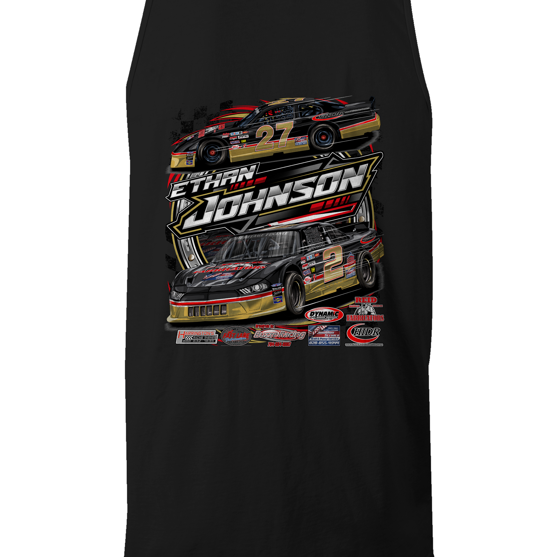 Ethan Johnson 2023 Tank Tops Black Acid Apparel