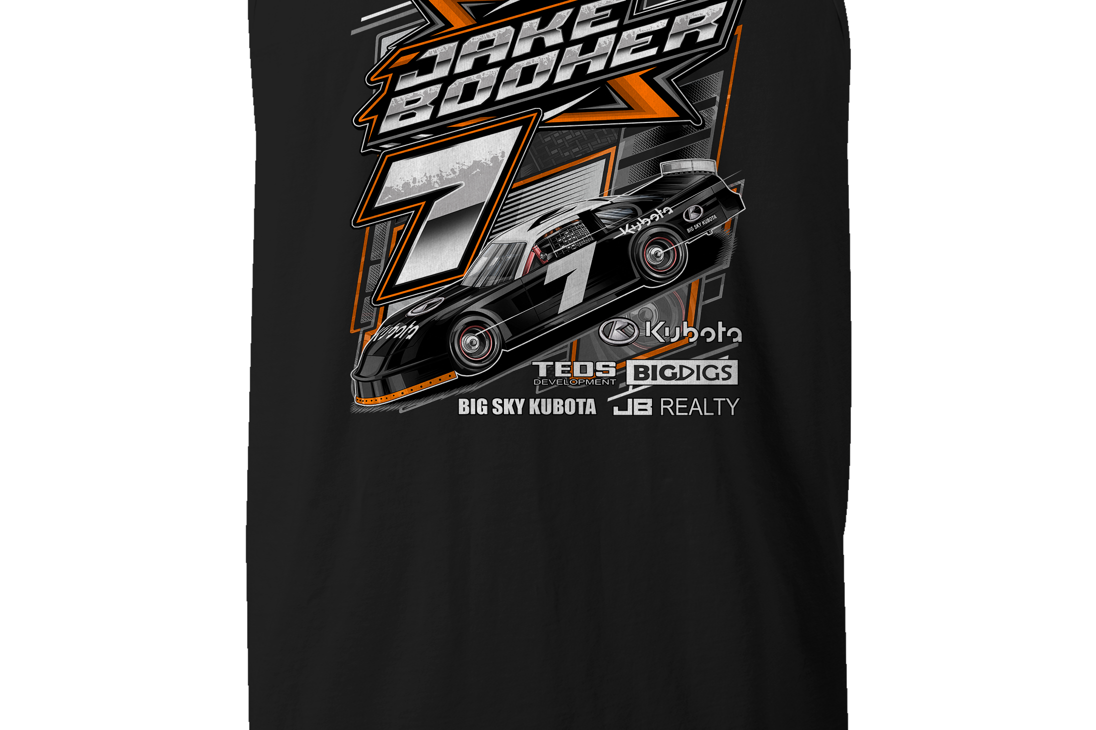 Jake Booher Tank Tops Black Acid Apparel