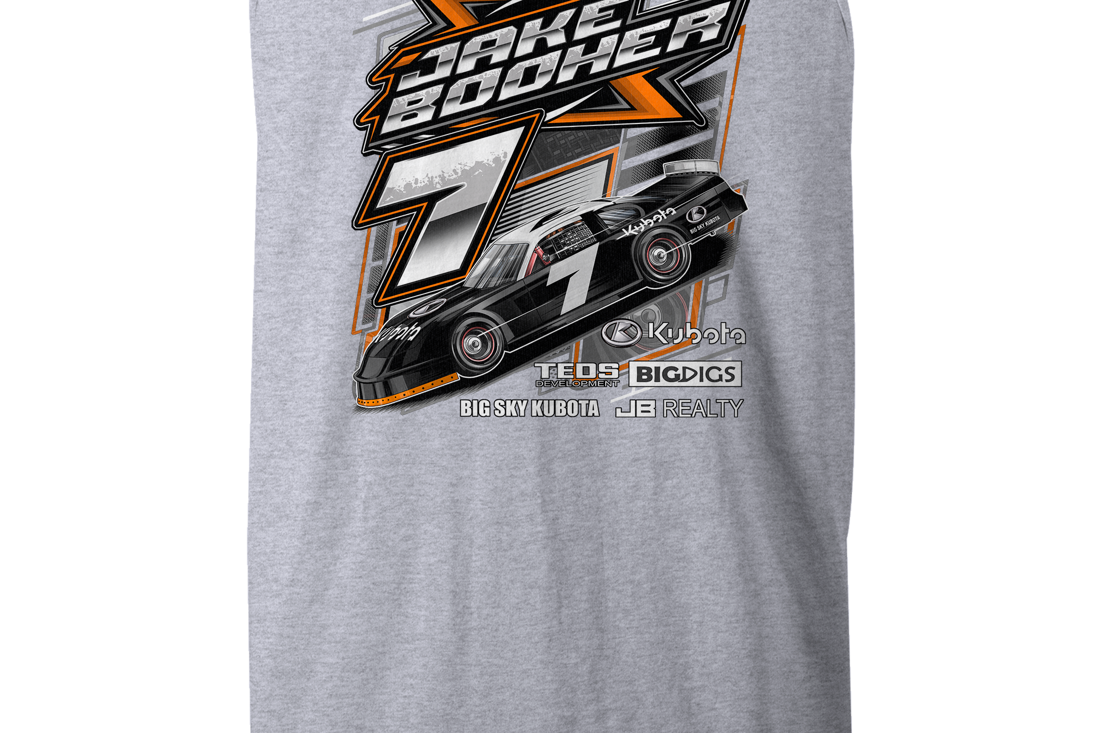 Jake Booher Tank Tops Black Acid Apparel