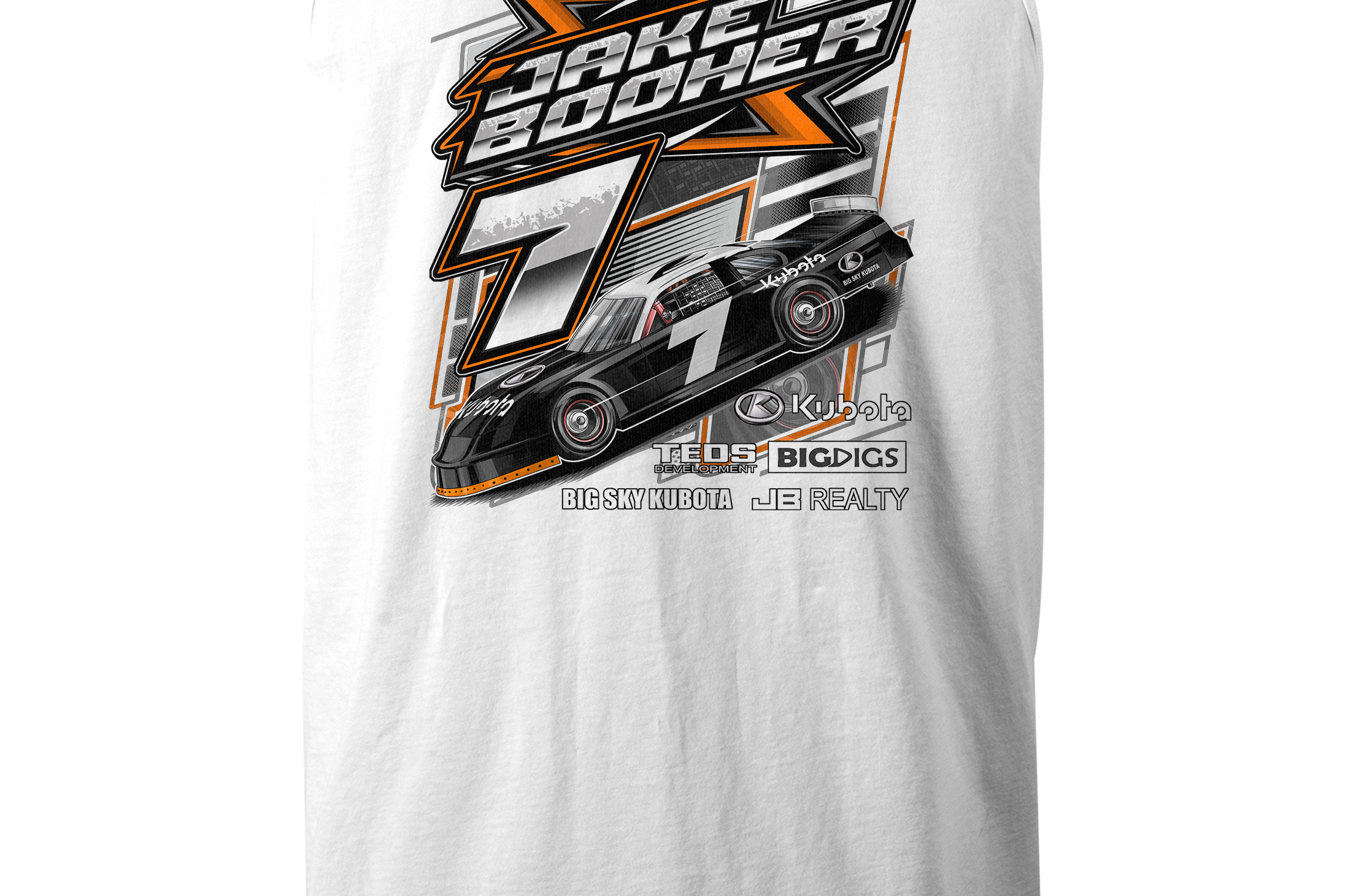 Jake Booher Tank Tops Black Acid Apparel