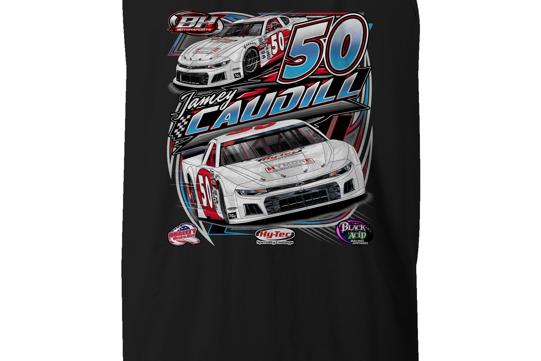 Jamey Caudill Tank Tops Black Acid Apparel