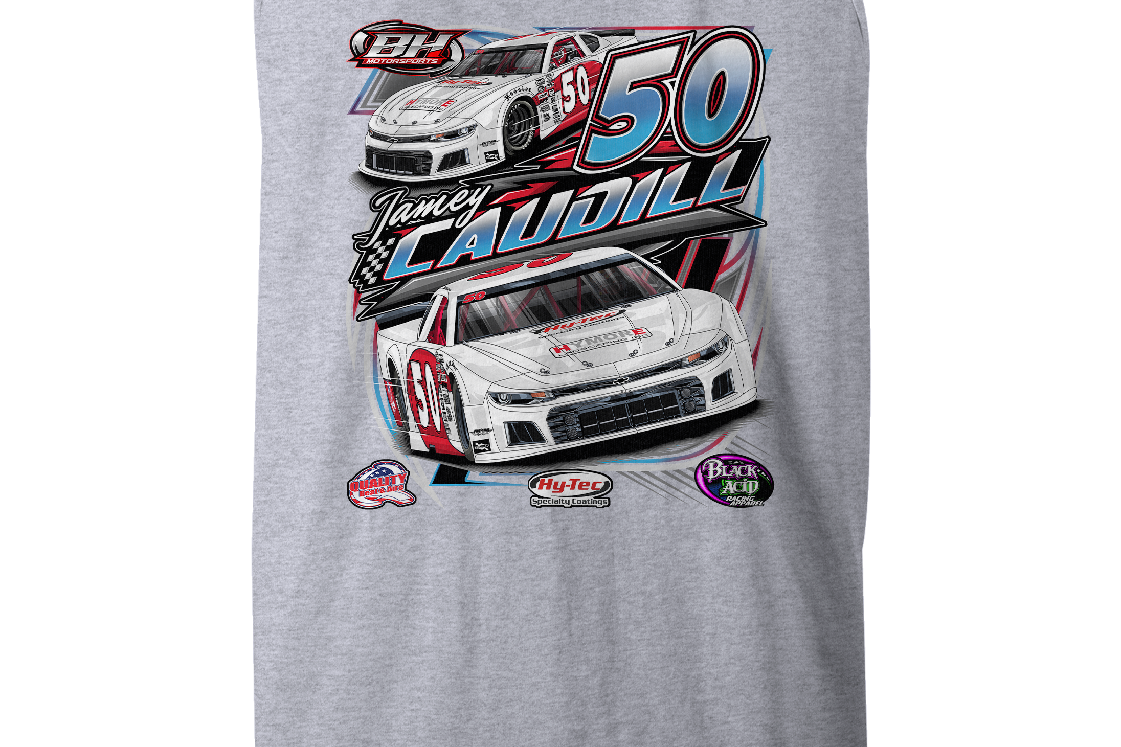 Jamey Caudill Tank Tops Black Acid Apparel