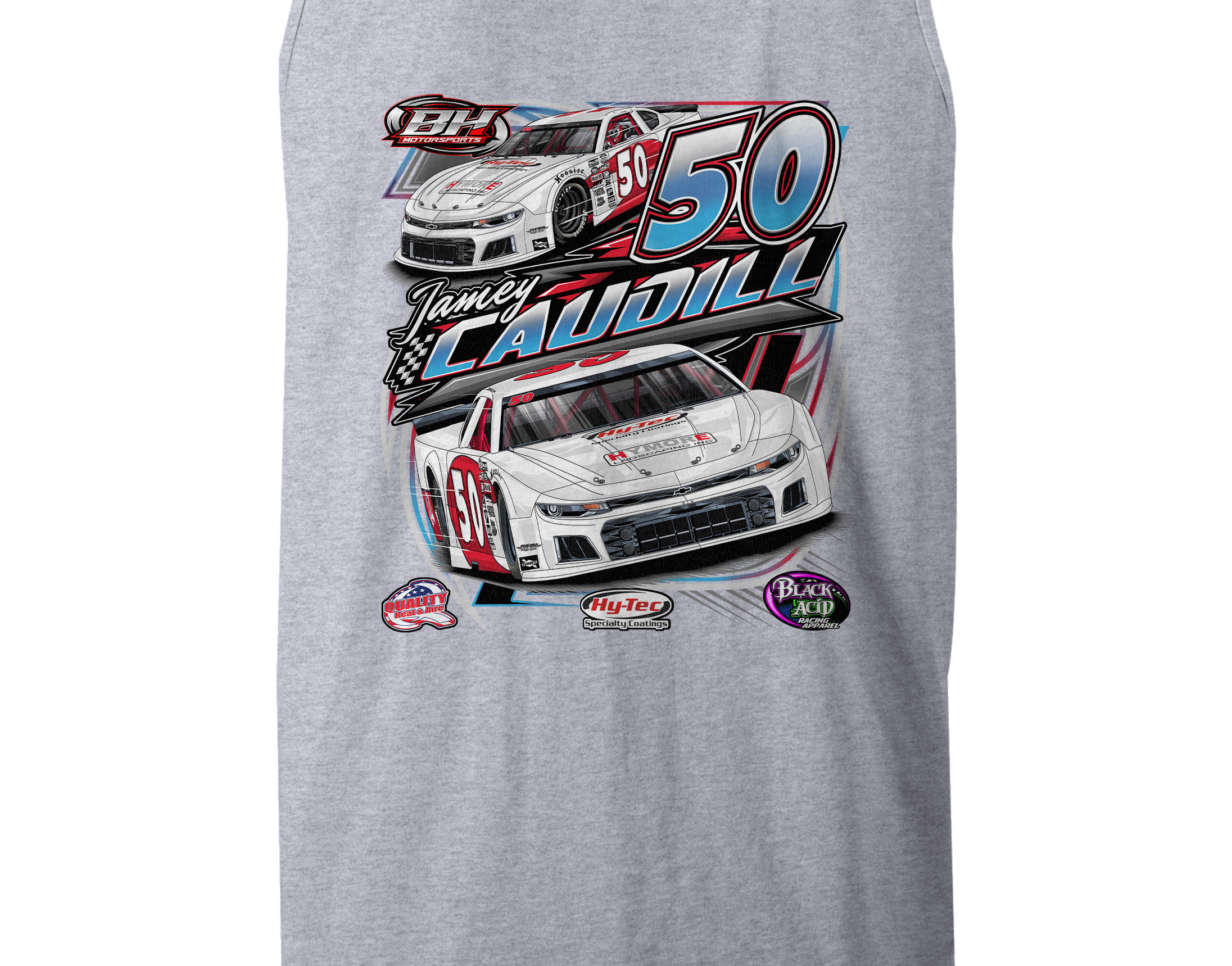 Jamey Caudill Tank Tops Black Acid Apparel