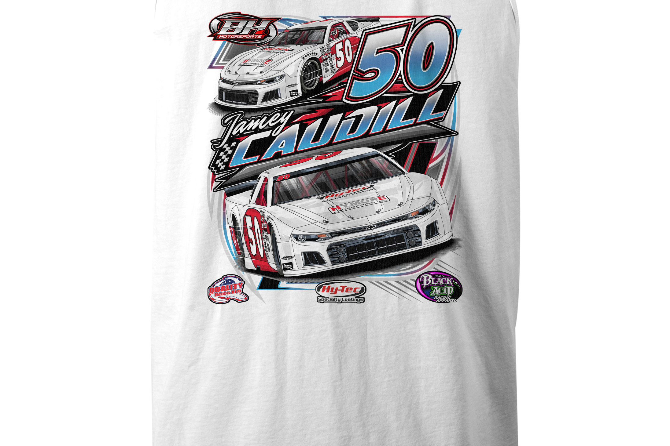 Jamey Caudill Tank Tops Black Acid Apparel