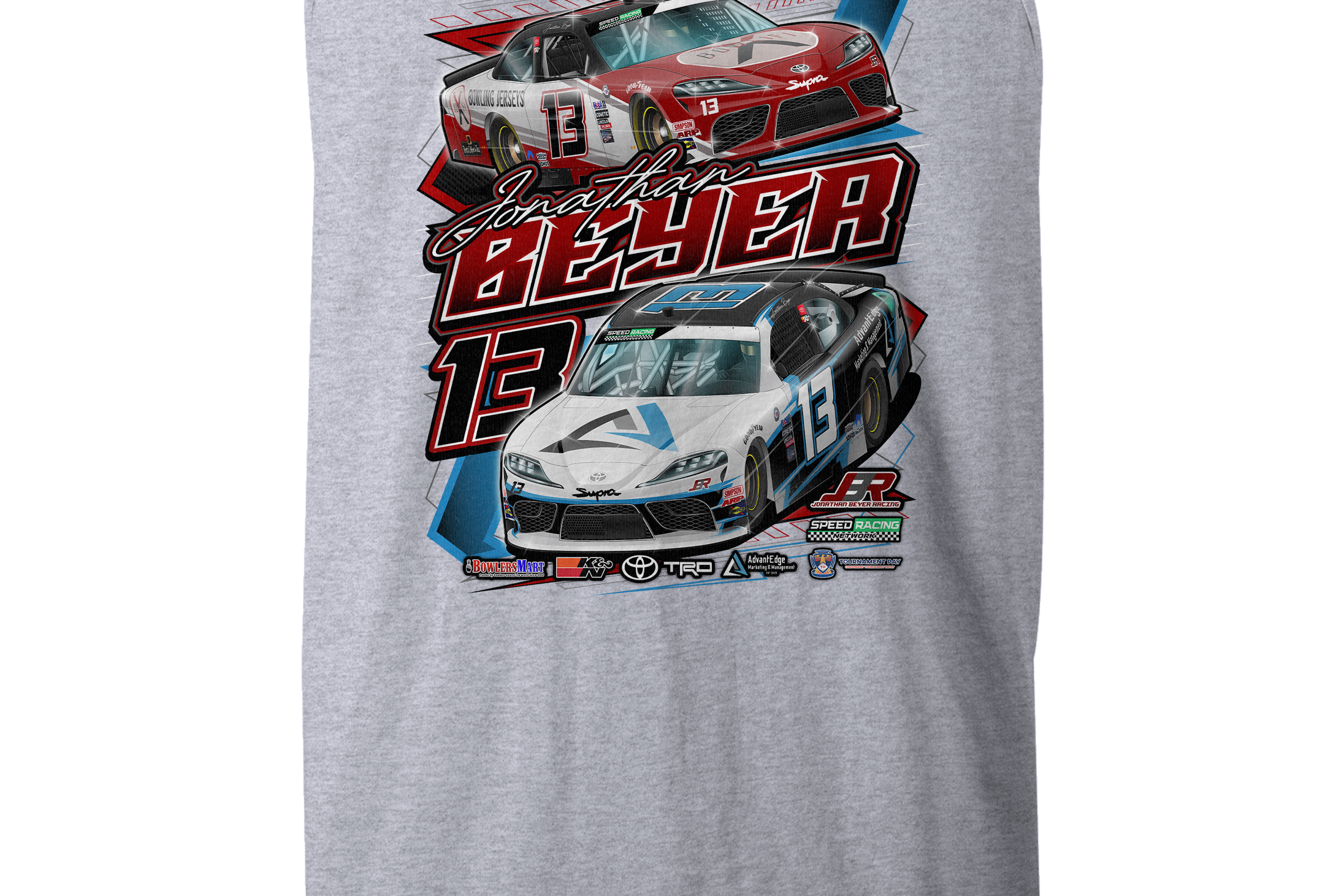 Jonathan Beyer Tank Tops Black Acid Apparel