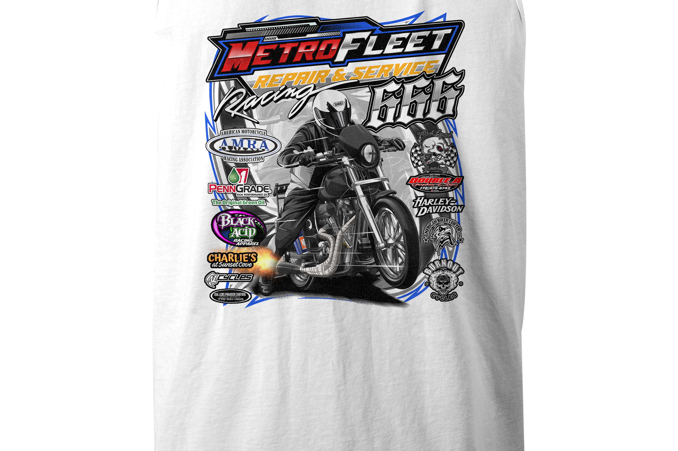 Kenny Satterlee Tank Tops Black Acid Apparel