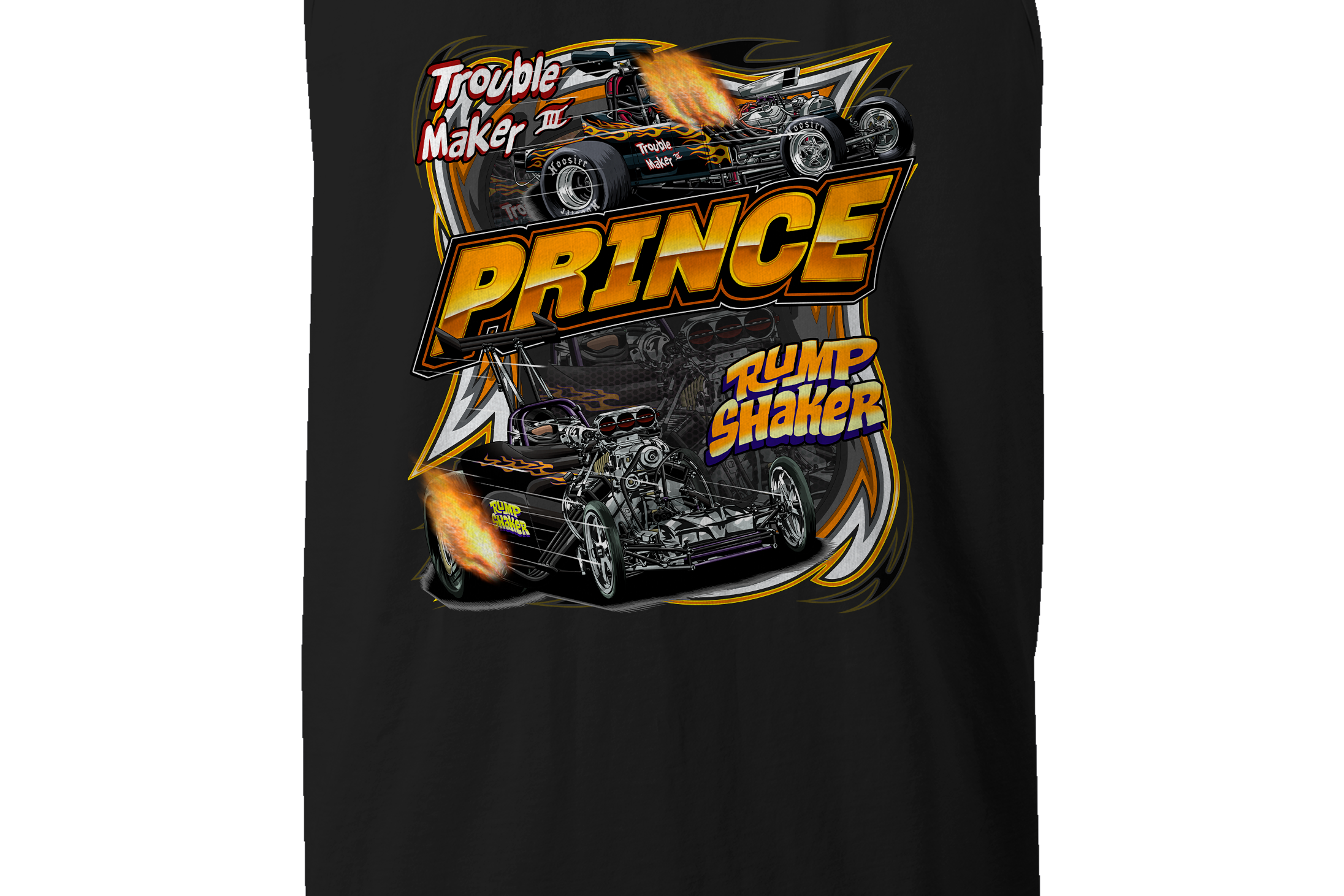 Mark Prince Tank Tops Black Acid Apparel