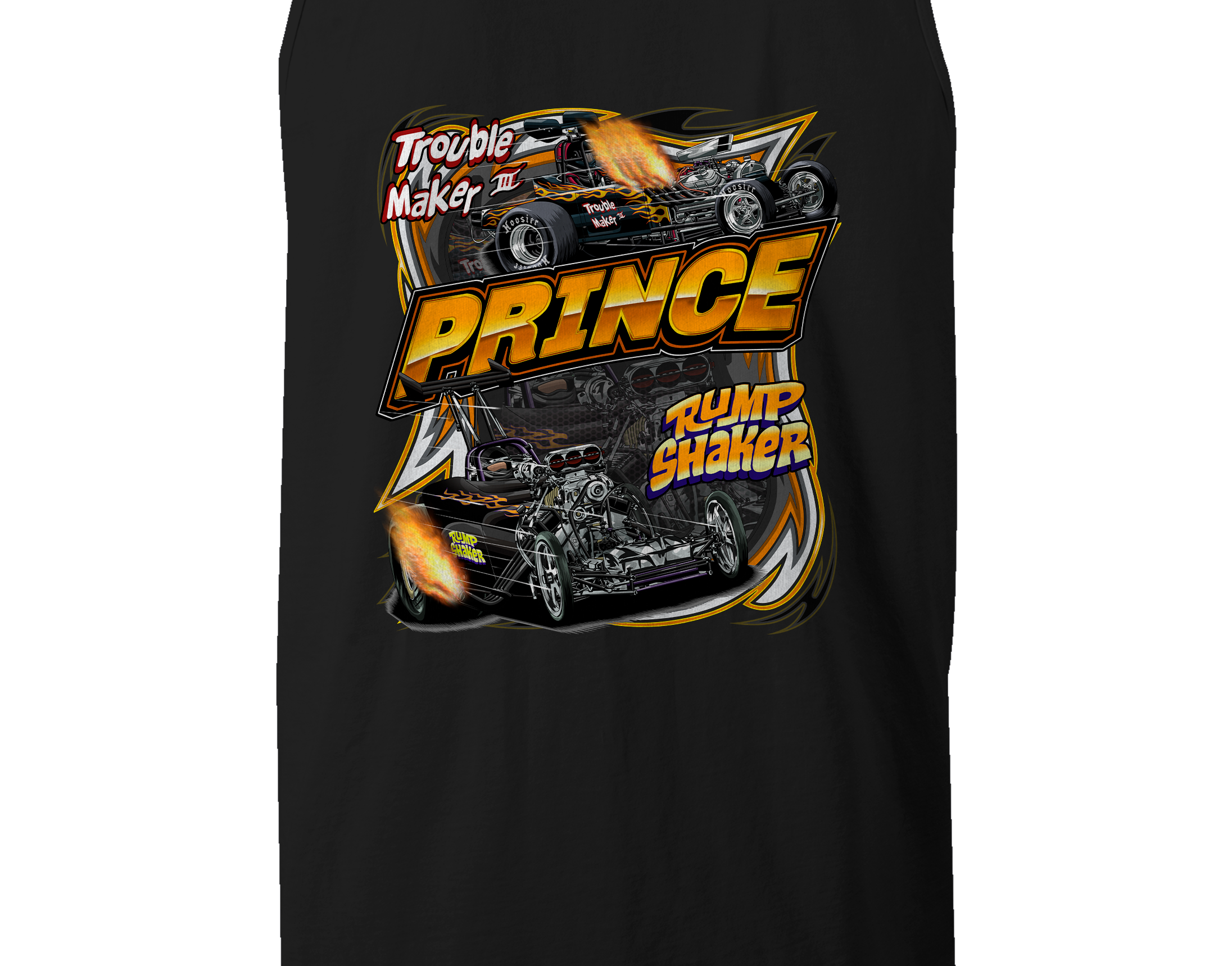 Mark Prince Tank Tops Black Acid Apparel