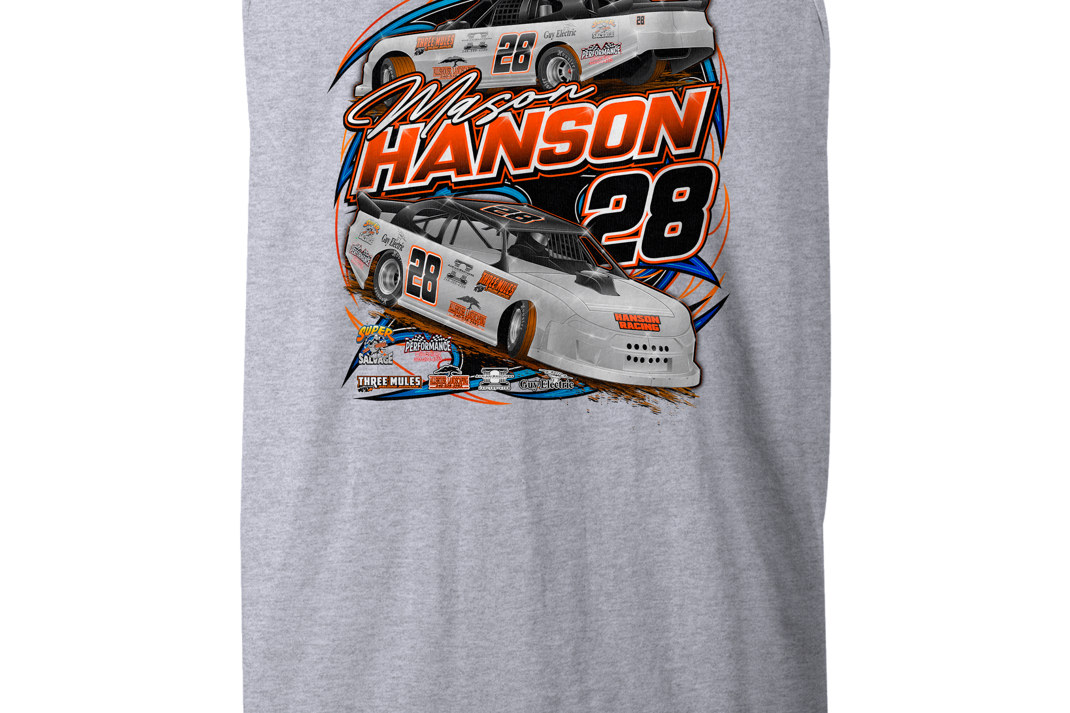 Mason Hanson Tank Tops Black Acid Apparel