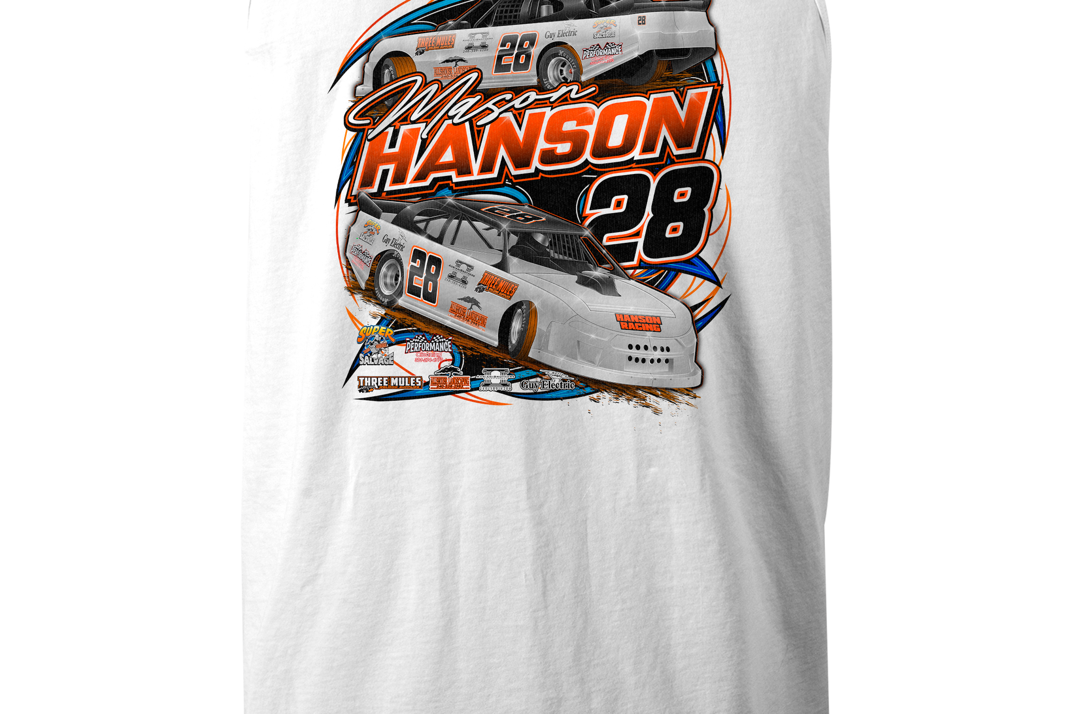 Mason Hanson Tank Tops Black Acid Apparel
