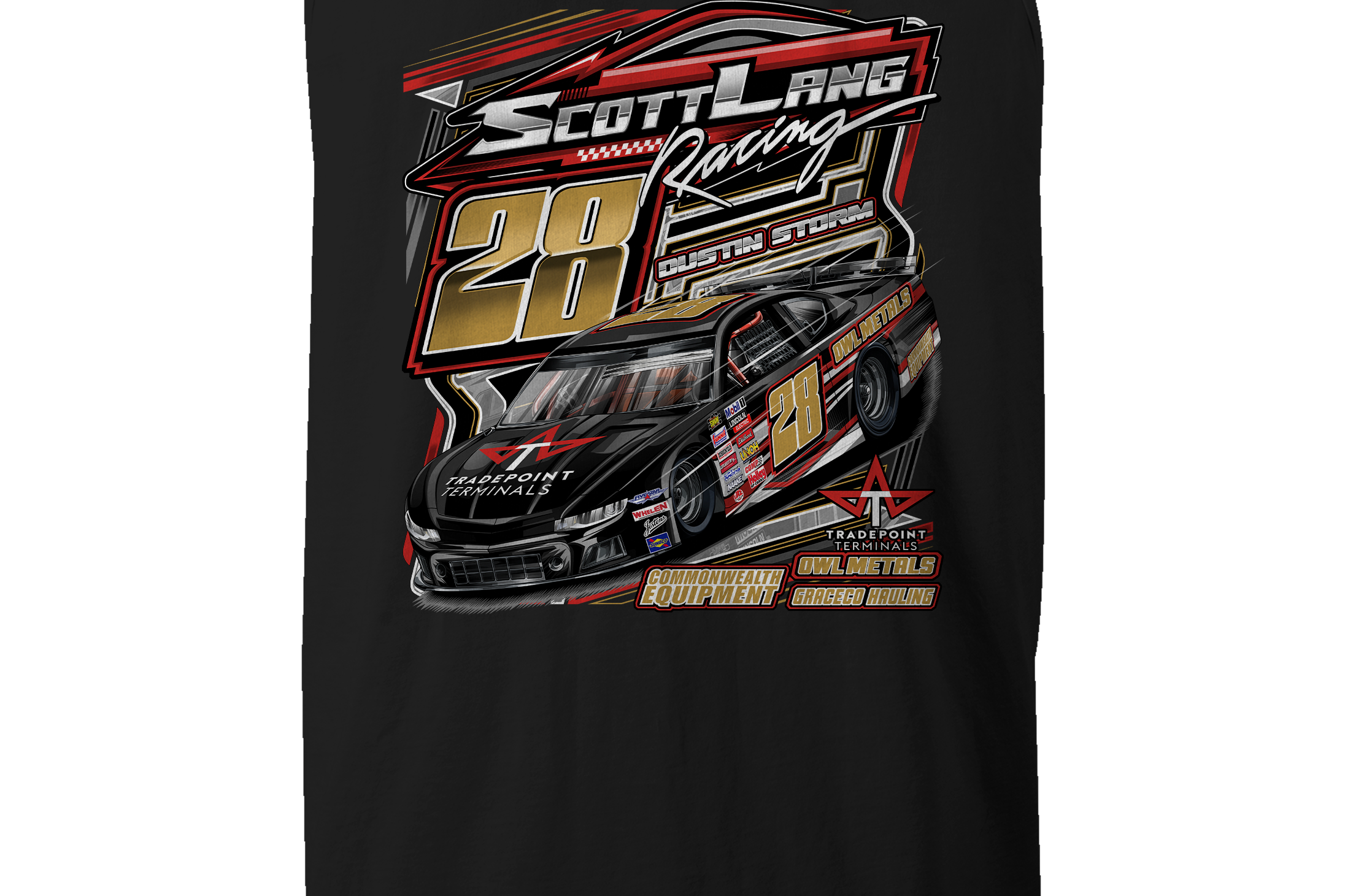 Scott Lang Tank Tops Black Acid Apparel