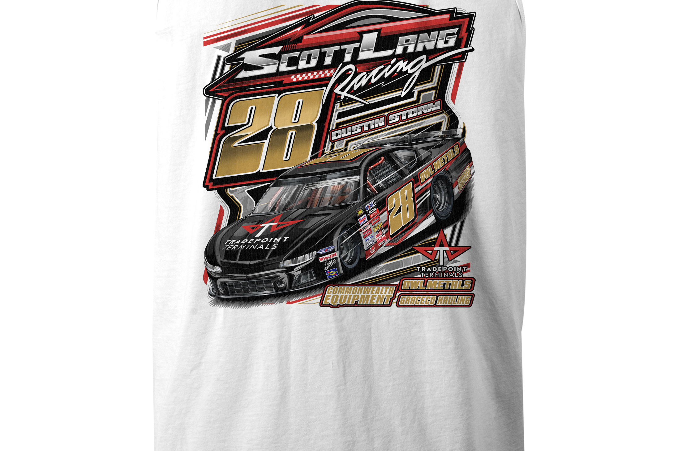 Scott Lang Tank Tops Black Acid Apparel