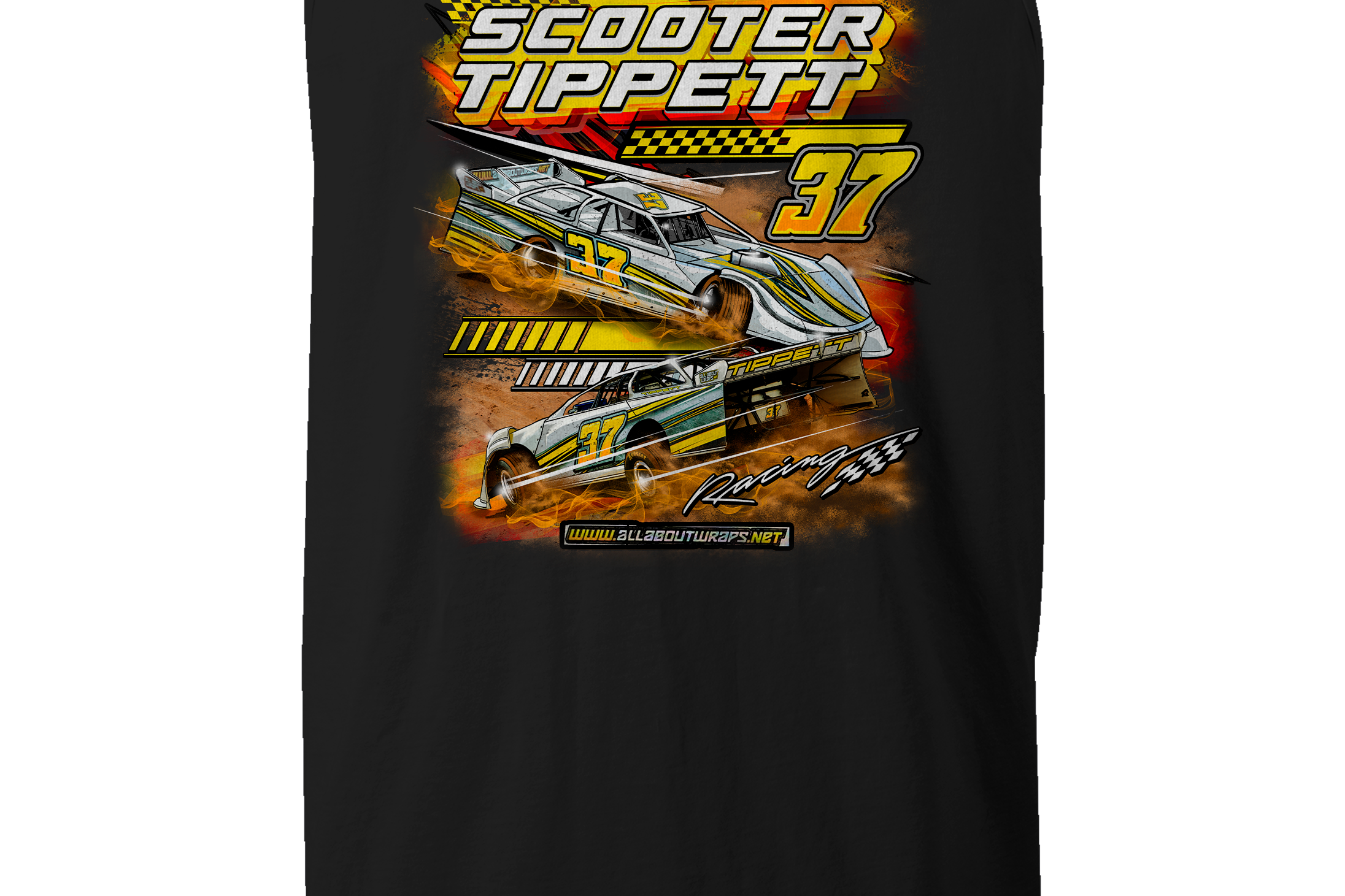 Scooter Tippett Tank Tops Black Acid Apparel