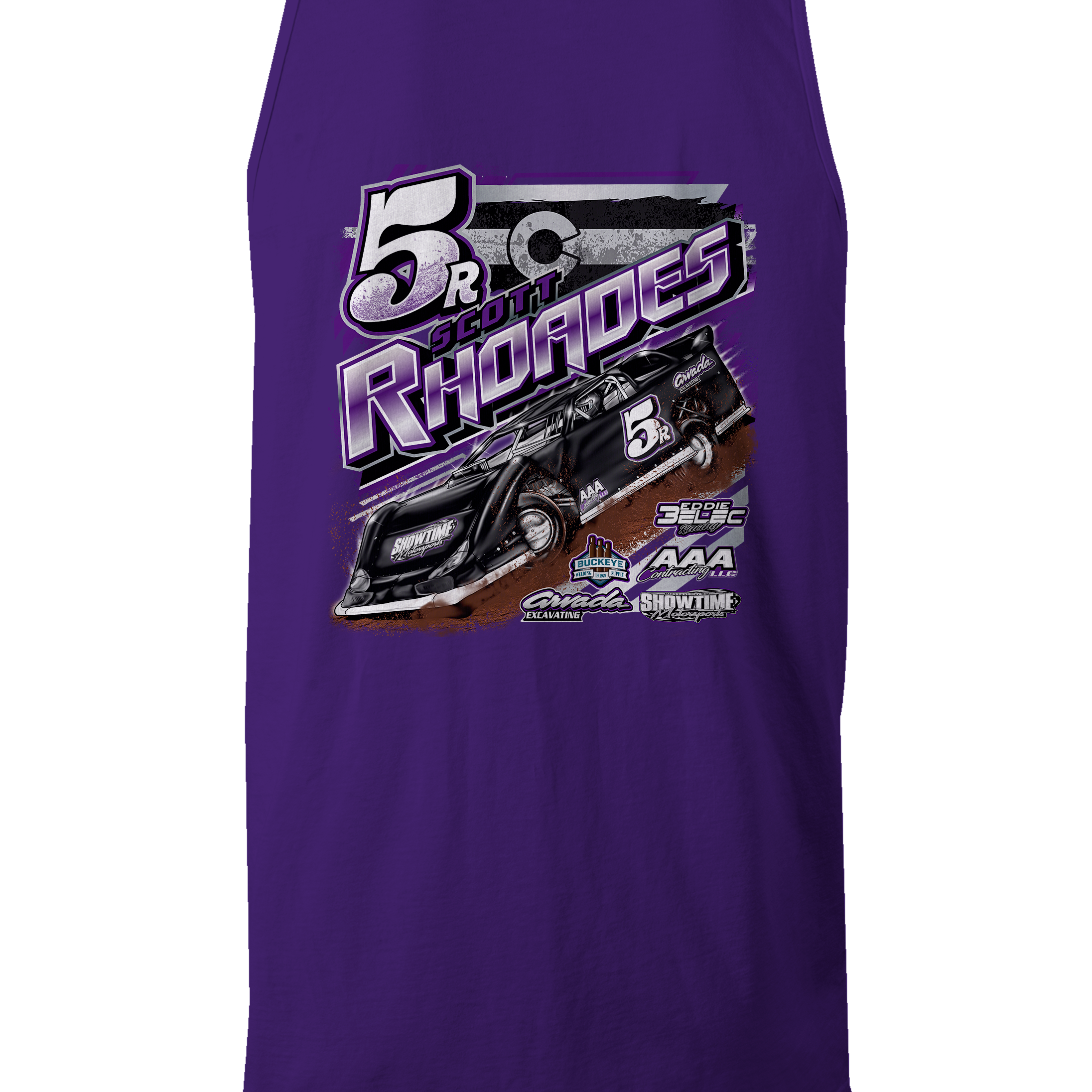 Scott Rhoades Tank Tops Black Acid Apparel