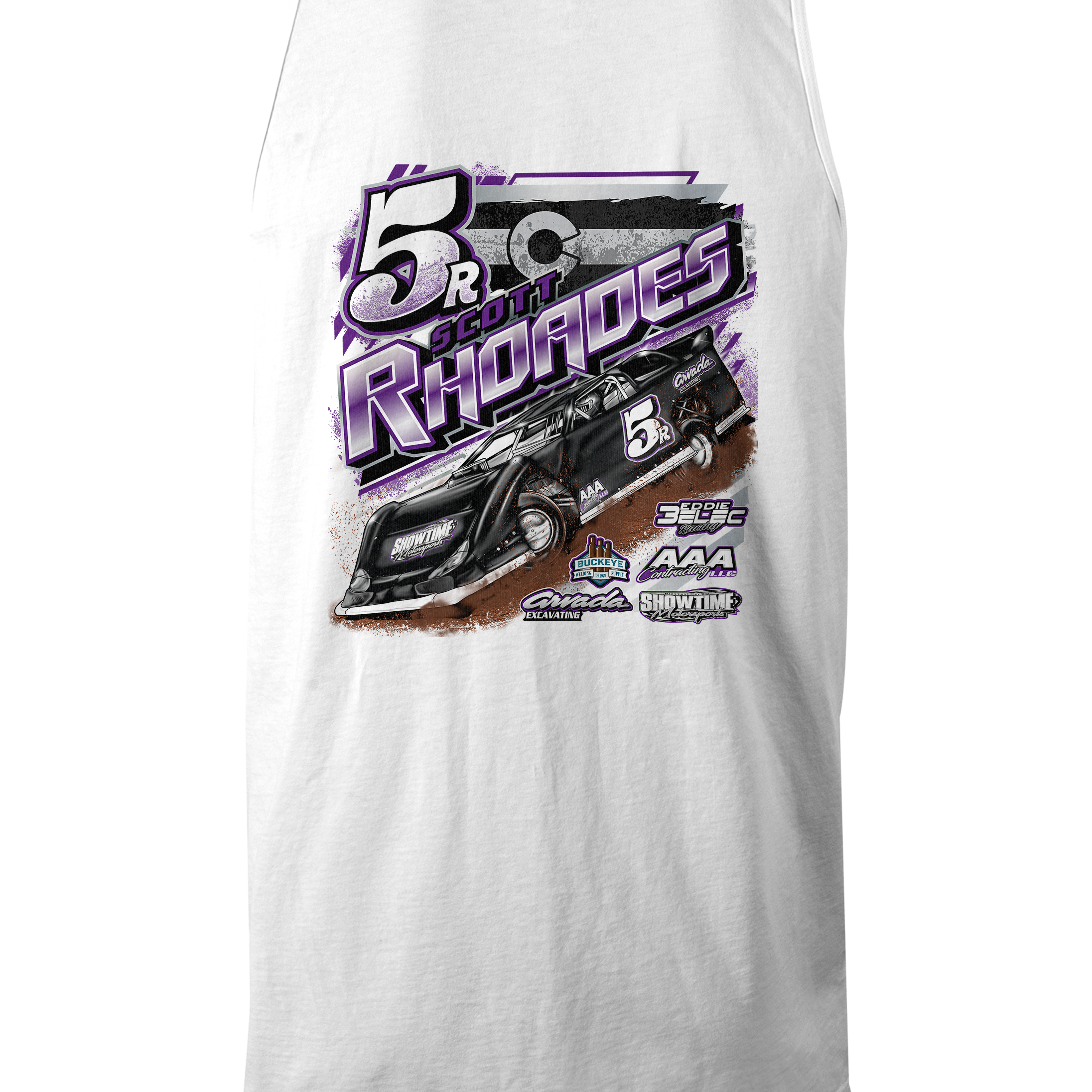 Scott Rhoades Tank Tops Black Acid Apparel