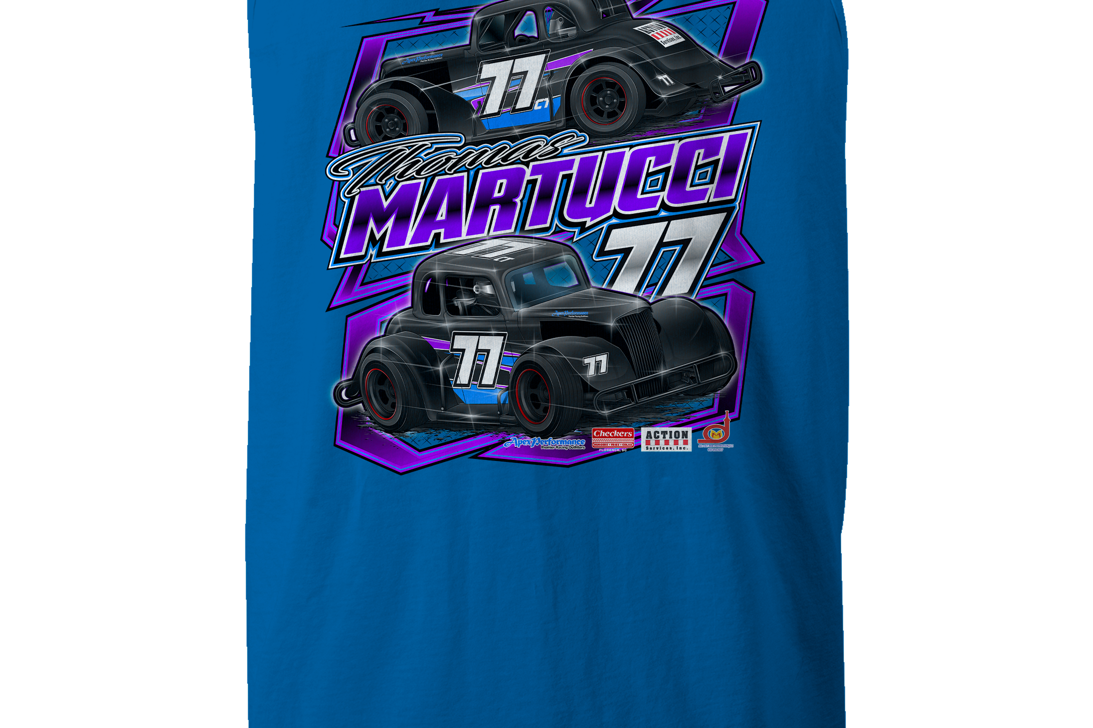 Thomas Martucci Jr. Tank Tops Black Acid Apparel