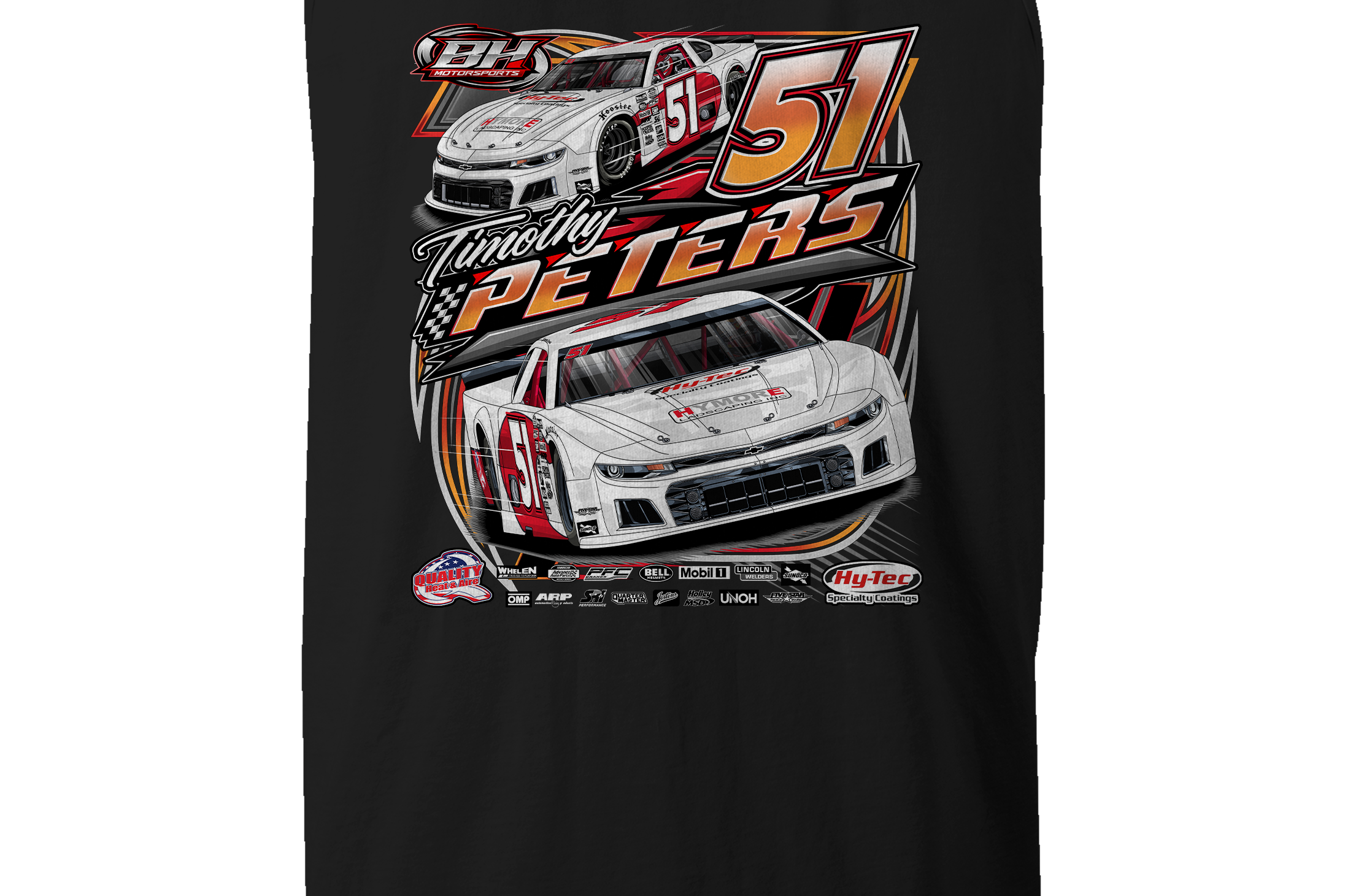 Timothy Peters Tank Tops Black Acid Apparel