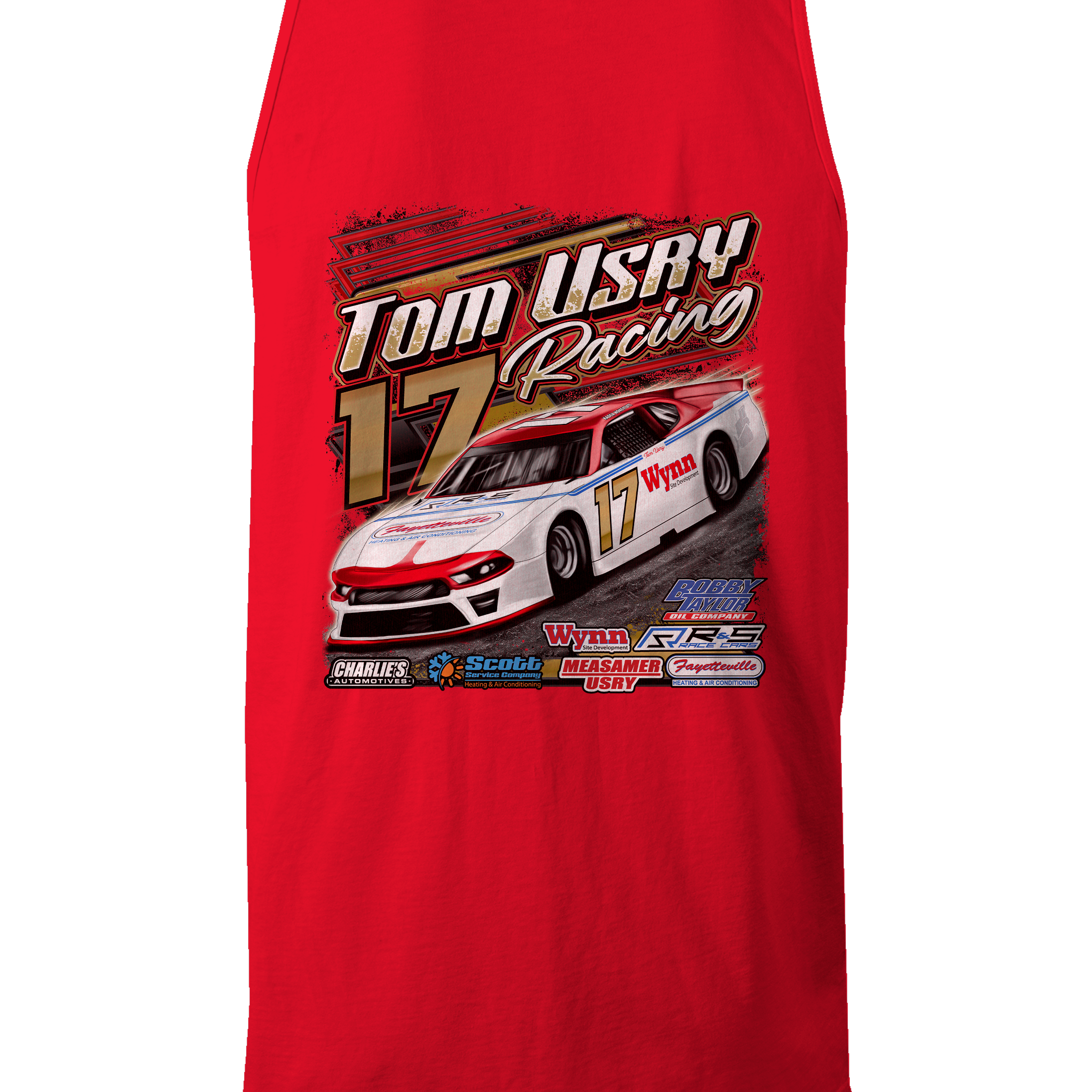 Tom Usry Racing - Kaden Honeycutt Tank Tops Black Acid Apparel