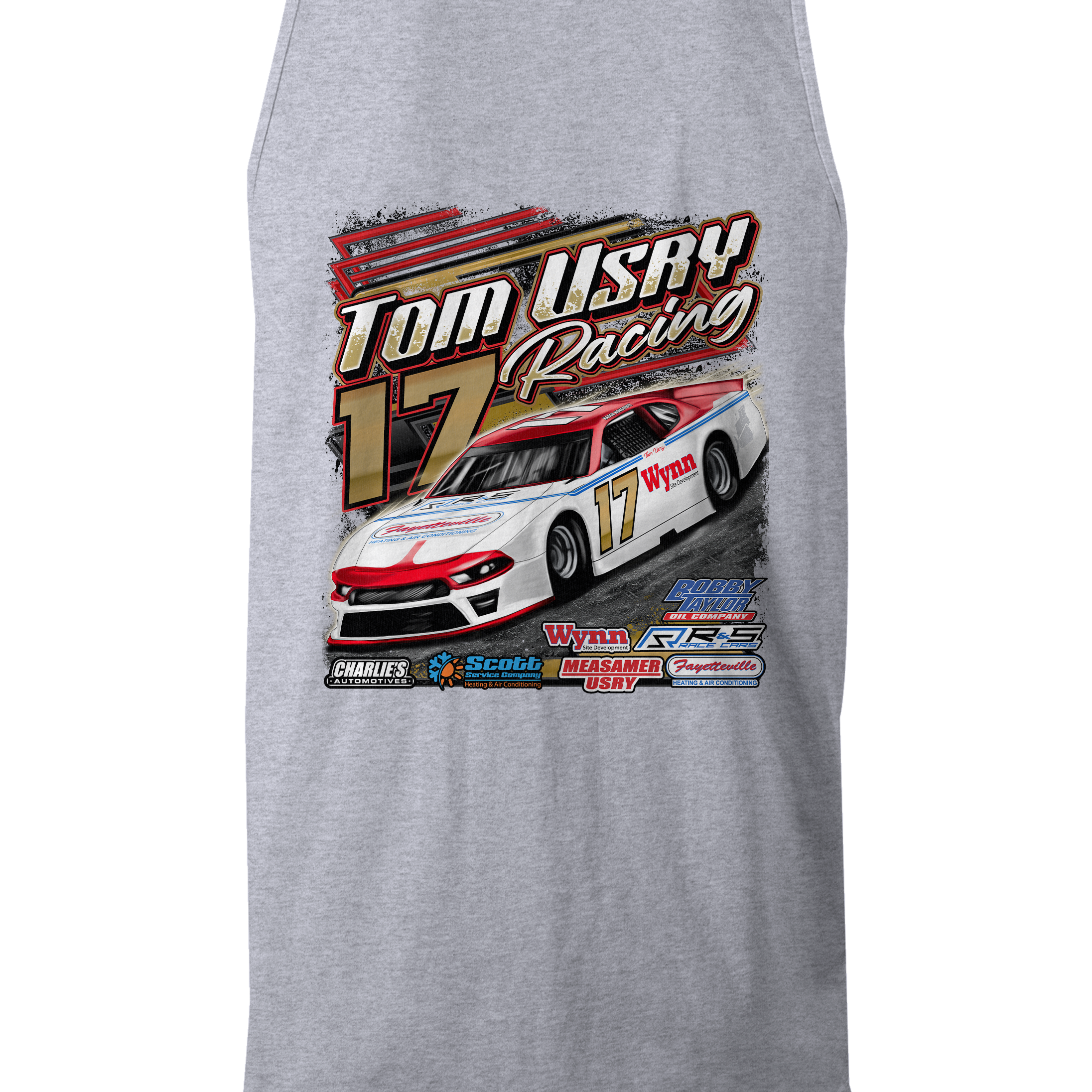 Tom Usry Racing - Kaden Honeycutt Tank Tops Black Acid Apparel