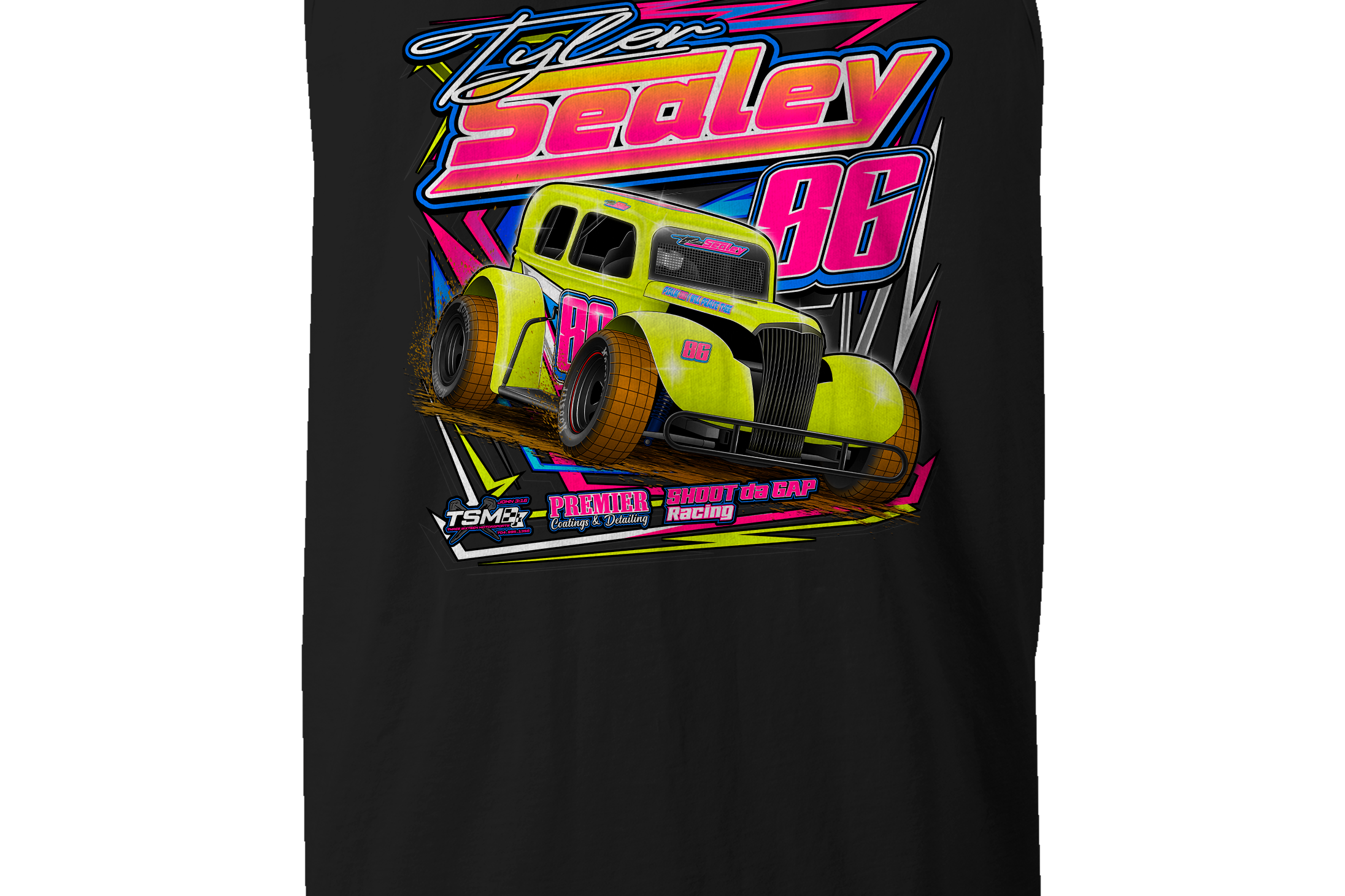 Tyler Sealey Tank Tops Black Acid Apparel