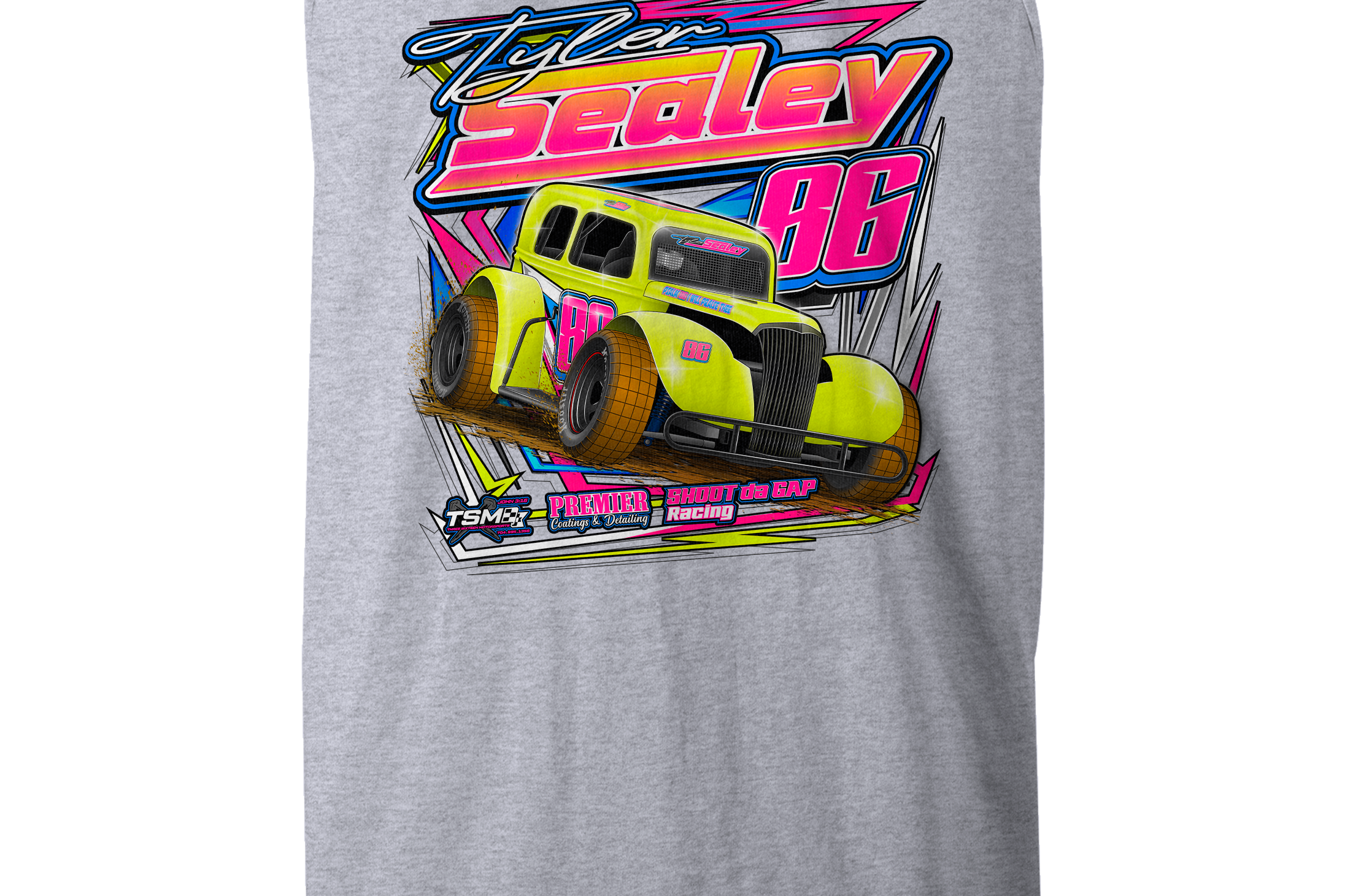 Tyler Sealey Tank Tops Black Acid Apparel