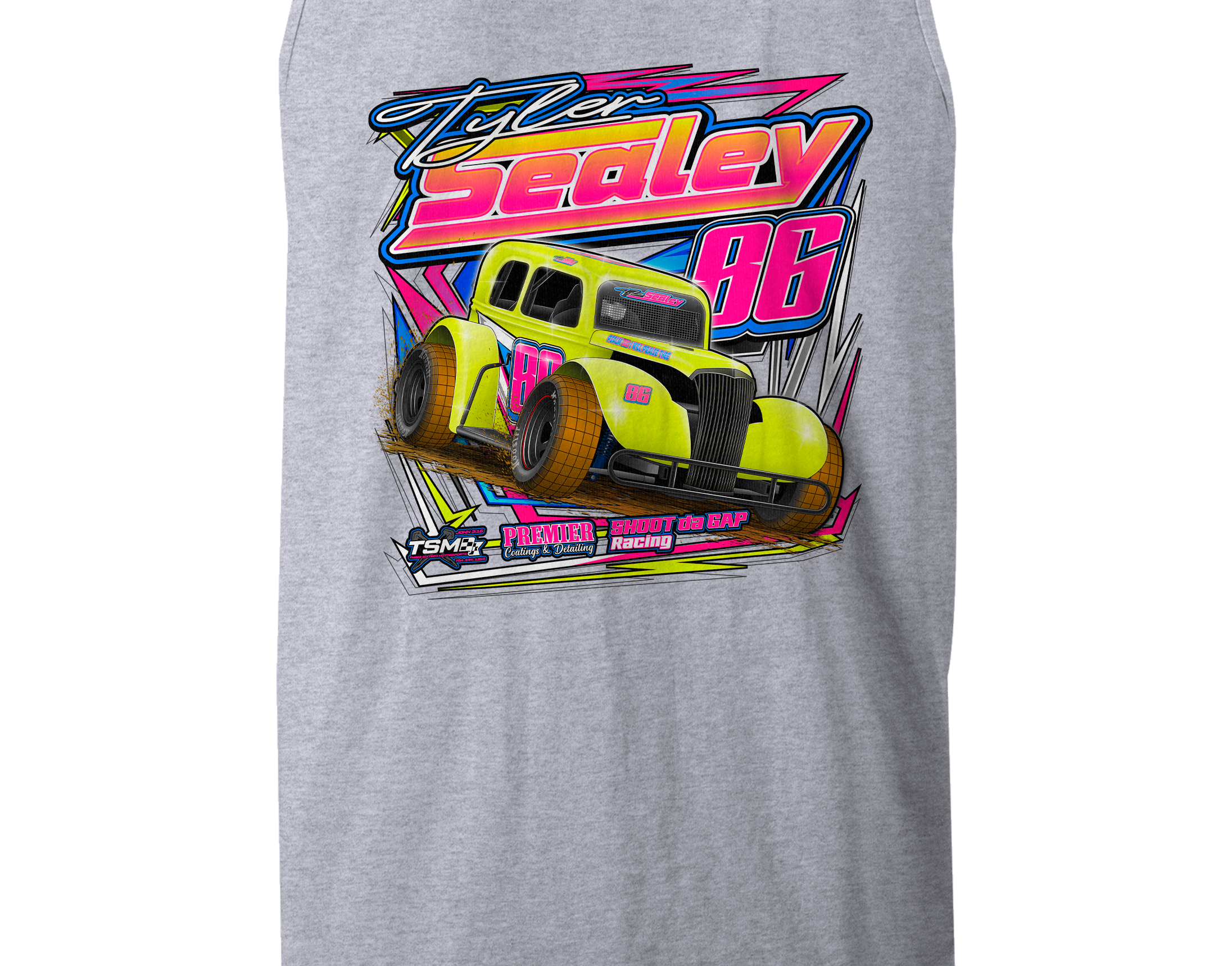 Tyler Sealey Tank Tops Black Acid Apparel