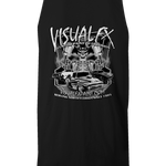 Visual FX Black and White Tank Tops Black Acid Apparel