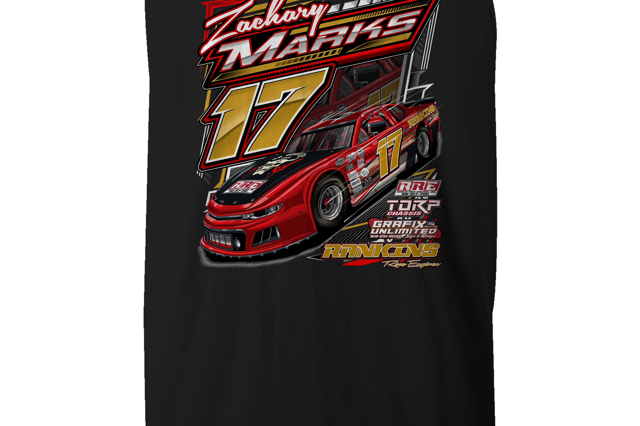 Zachary Marks Tank Tops Black Acid Apparel